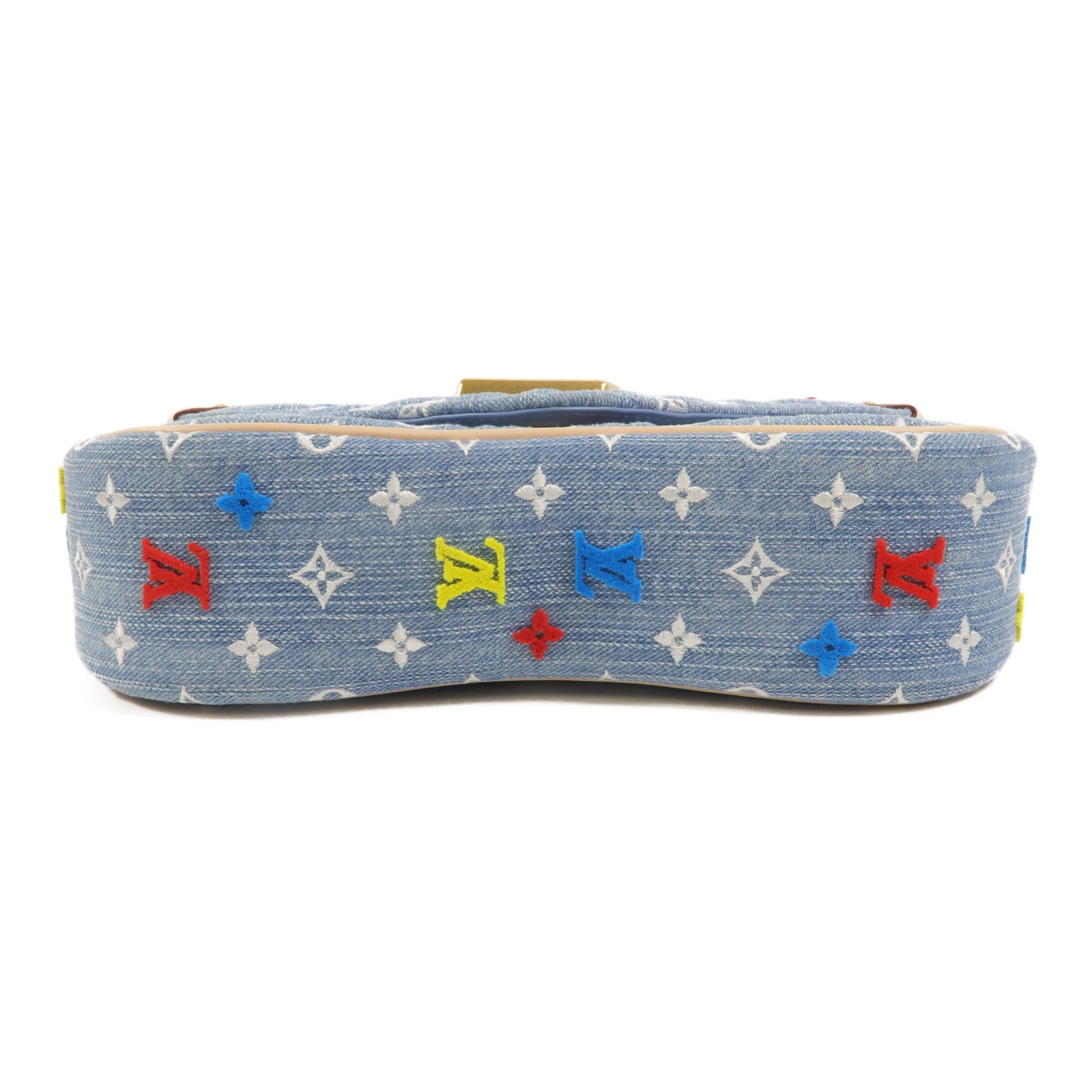 LOUIS VUITTON Monogram Denim New Wave手挽肩背兩用袋
