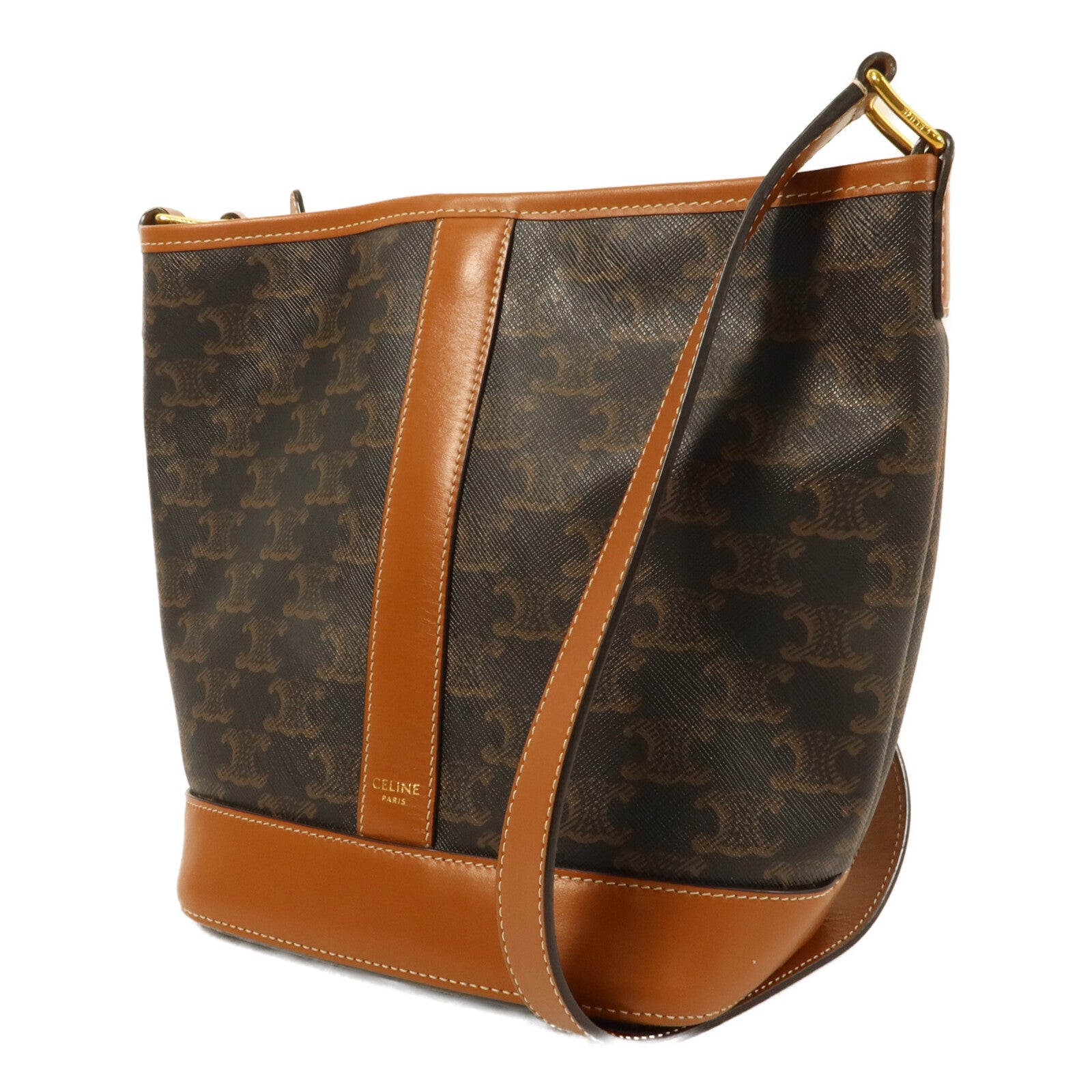 CELINE 塗層帆布Bucket Small肩背袋