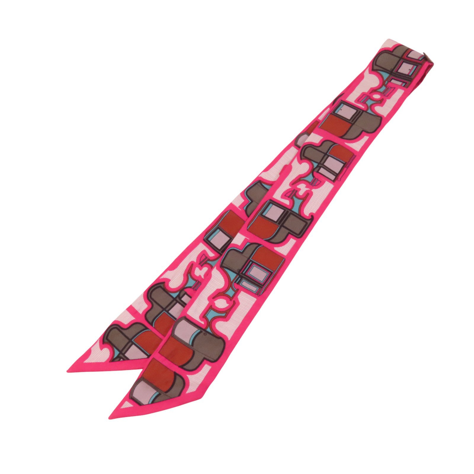 HERMES 絲質Twilly Scarf絲巾