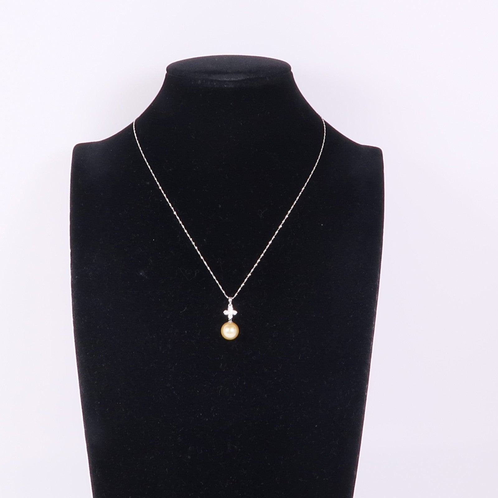 JEWELRY 18K白金Pearl/Diamond Necklace珍珠/鑽石項鍊