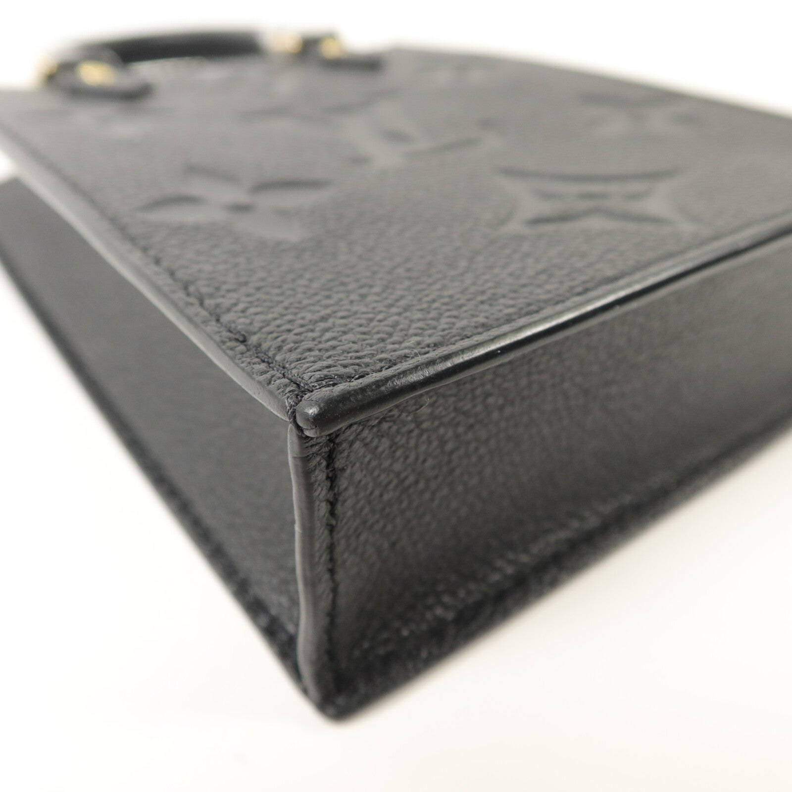 LOUIS VUITTON Monogram Empreinte Petit Sac Plat手挽肩背兩用袋