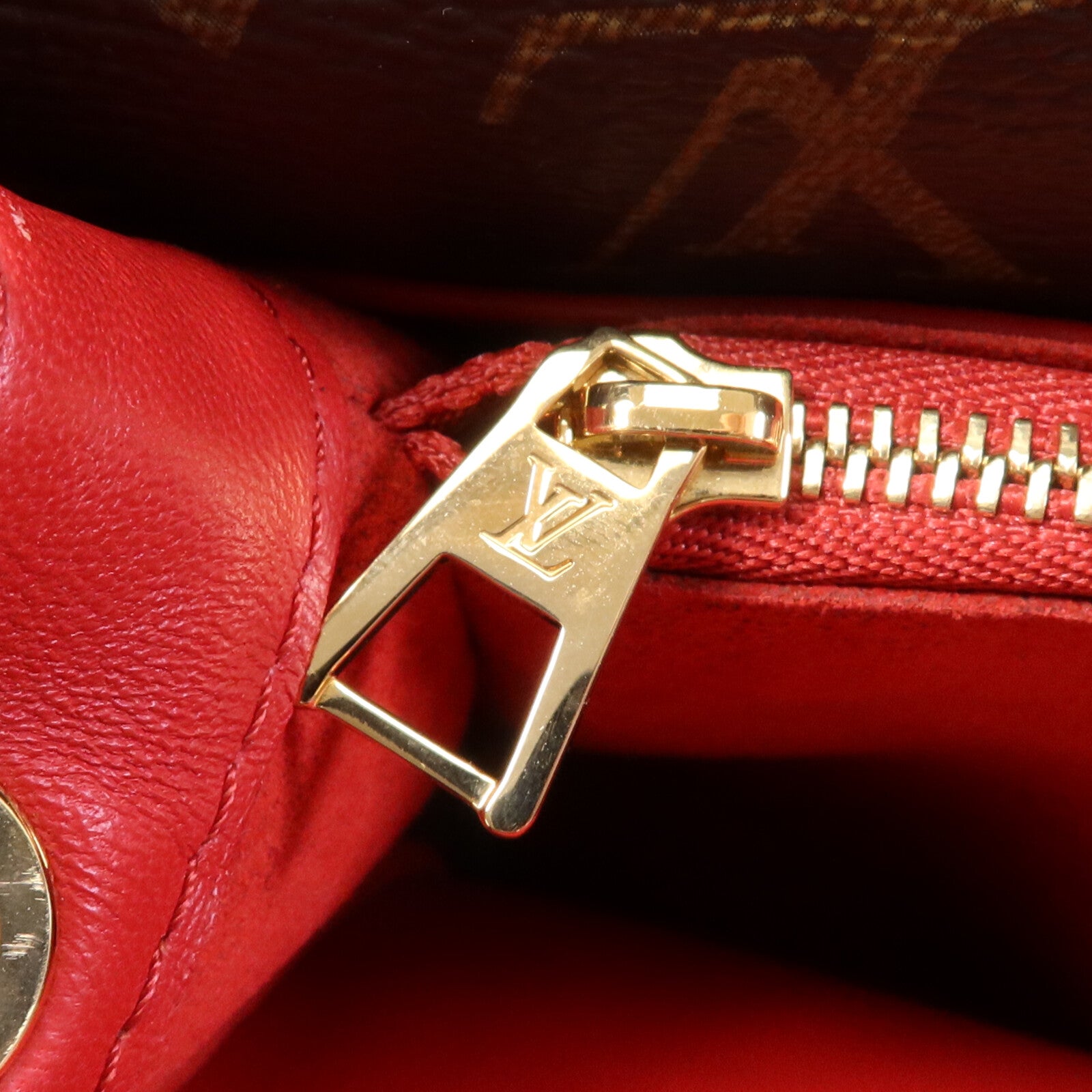 LOUIS VUITTON Monogram Double V金扣手挽肩背兩用袋