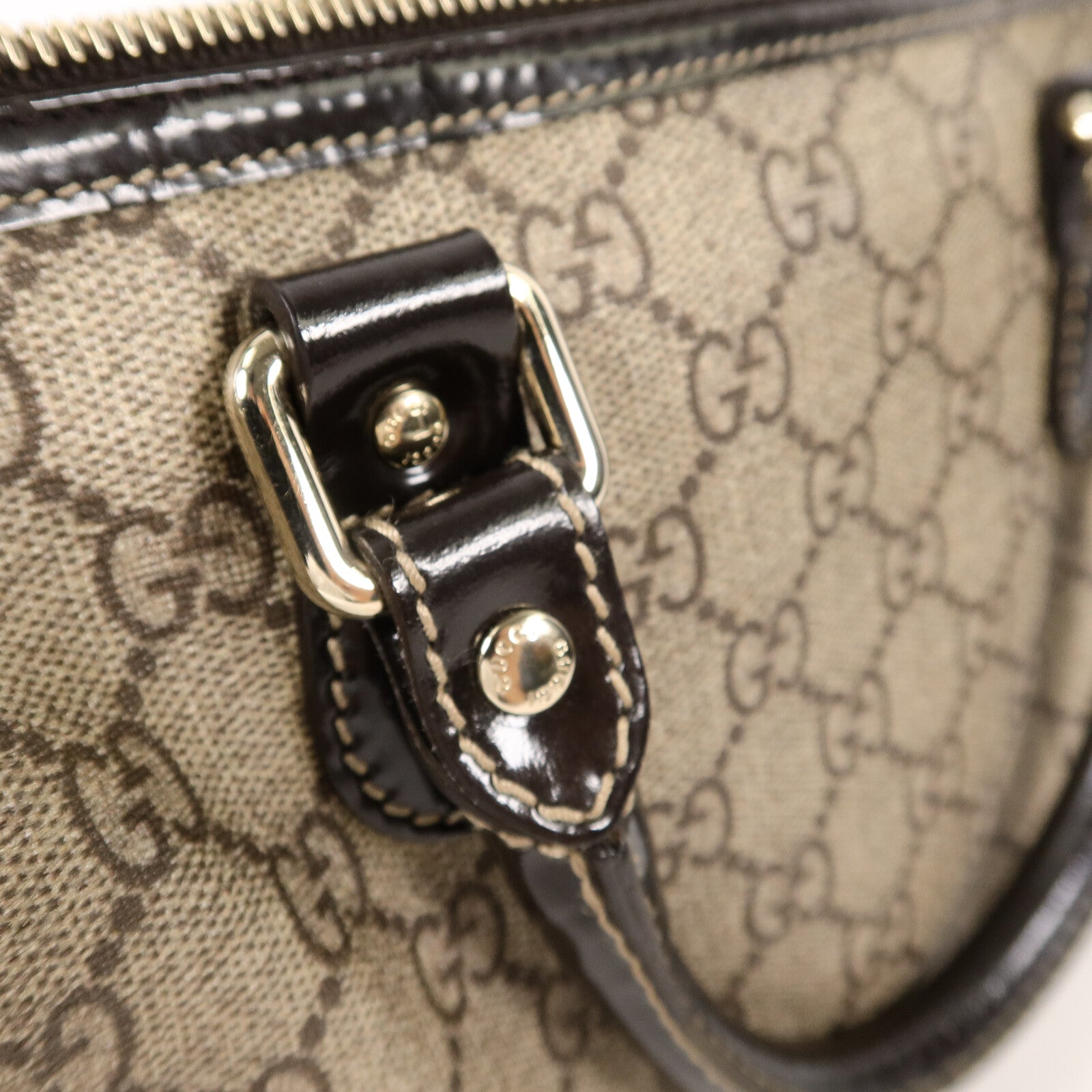 GUCCI 塗層帆布Heart Tattoo Boston Bag Small手挽袋