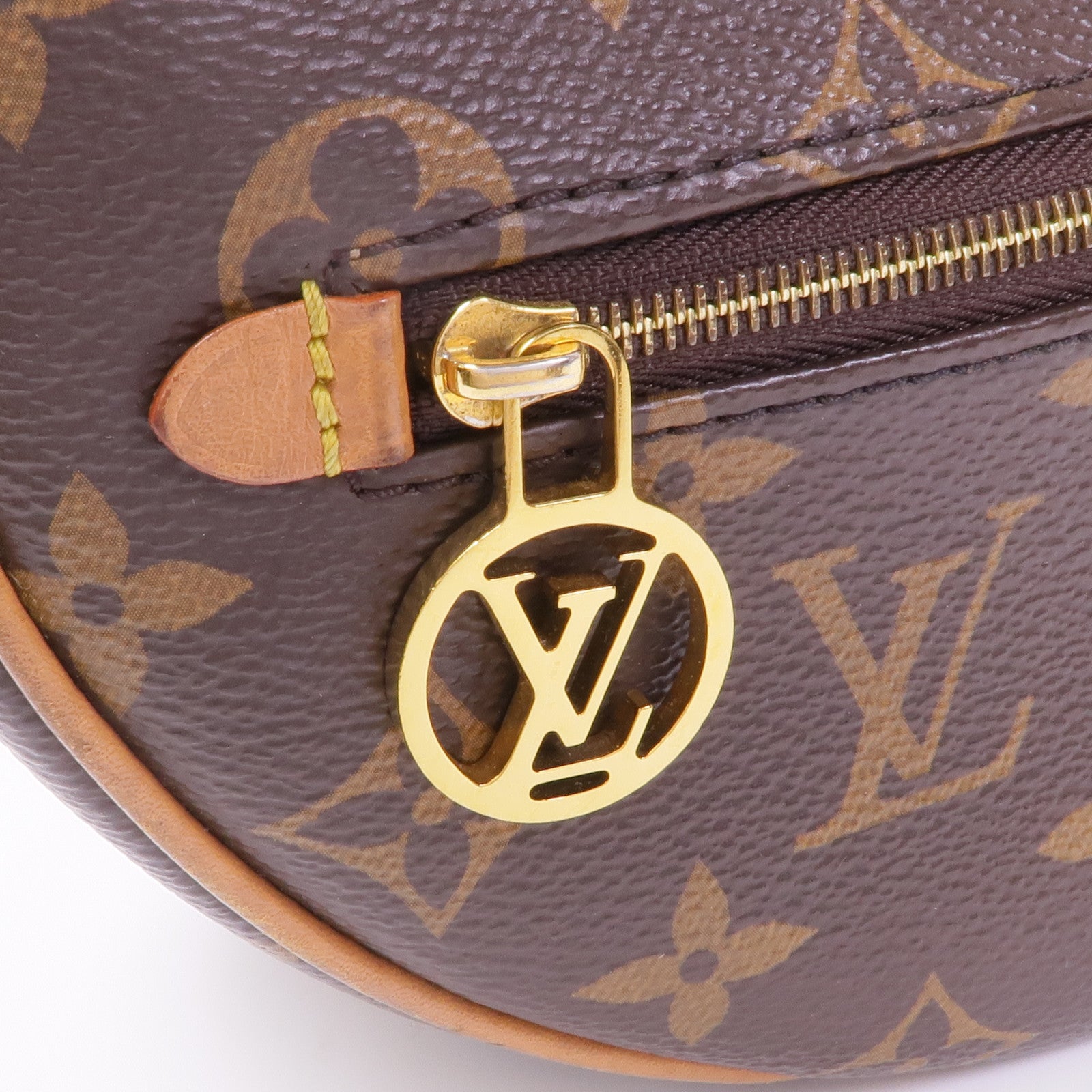 LOUIS VUITTON Monogram Loop金扣肩背袋棕色