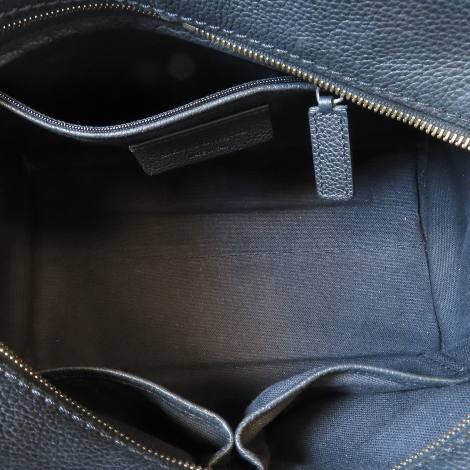 Alexander McQueen 牛皮皮革2 Way Shoulder Bag銀扣手挽肩背兩用袋黑色