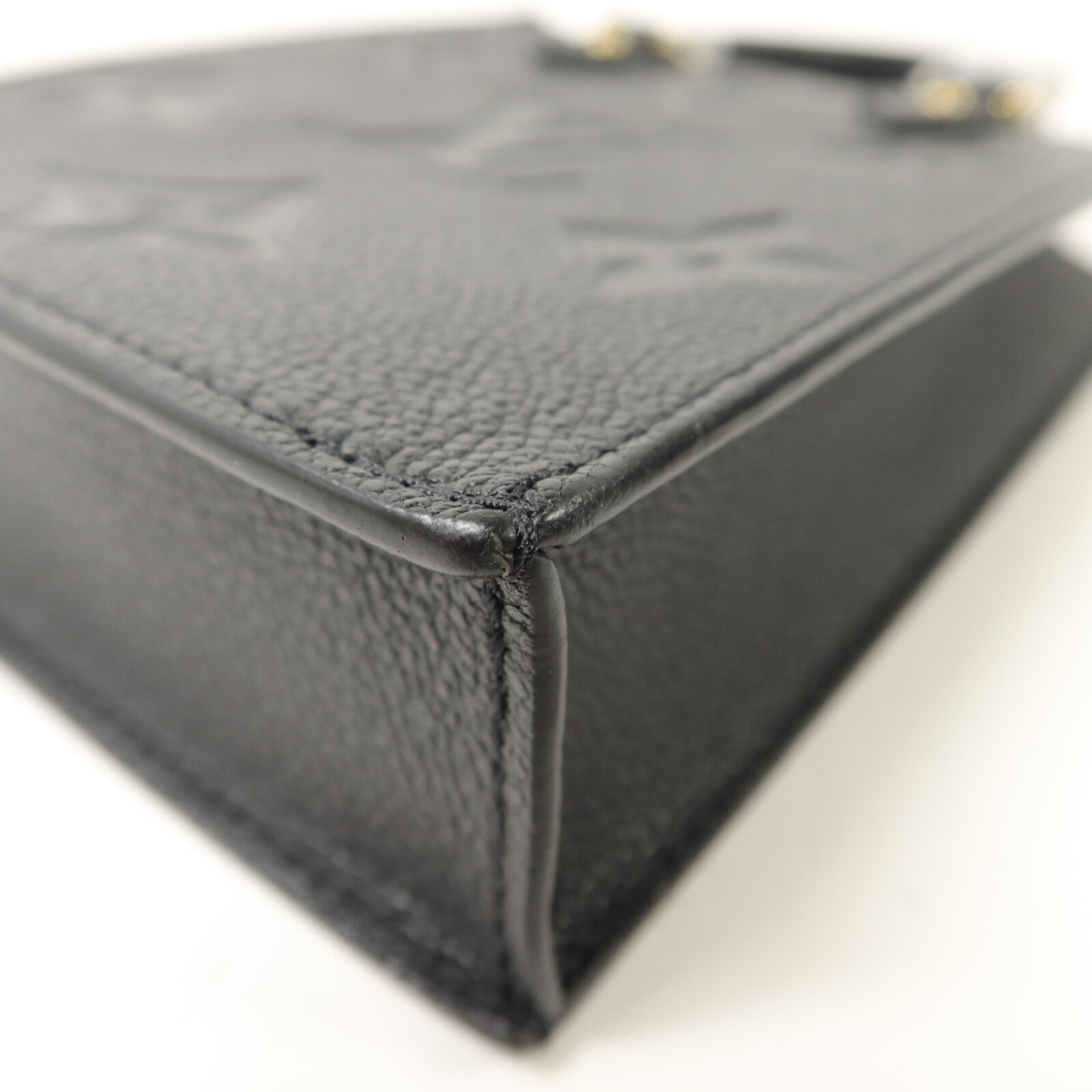 LOUIS VUITTON Monogram Empreinte Petit Sac Plat手挽肩背兩用袋