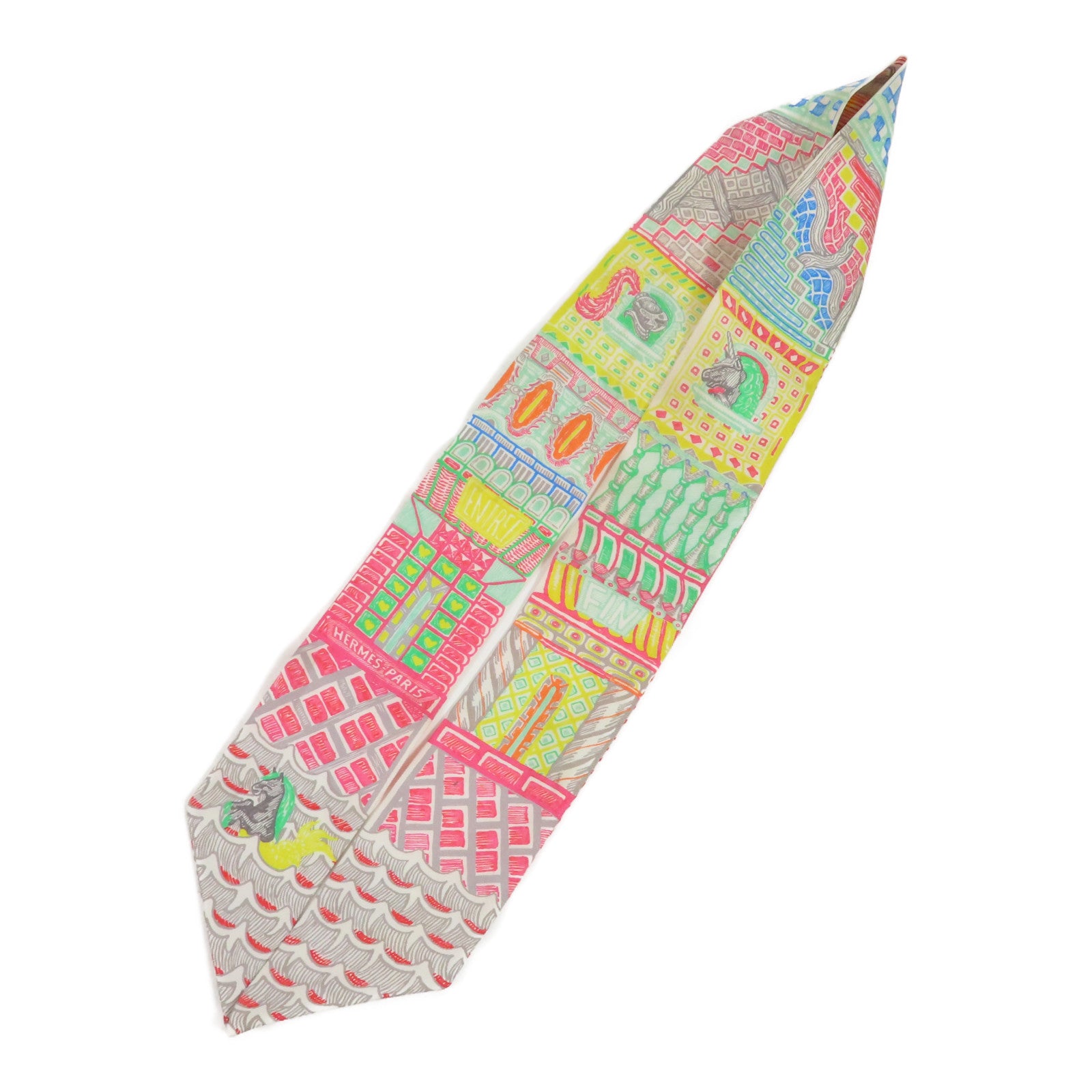 HERMES 絲質Twilly絲巾