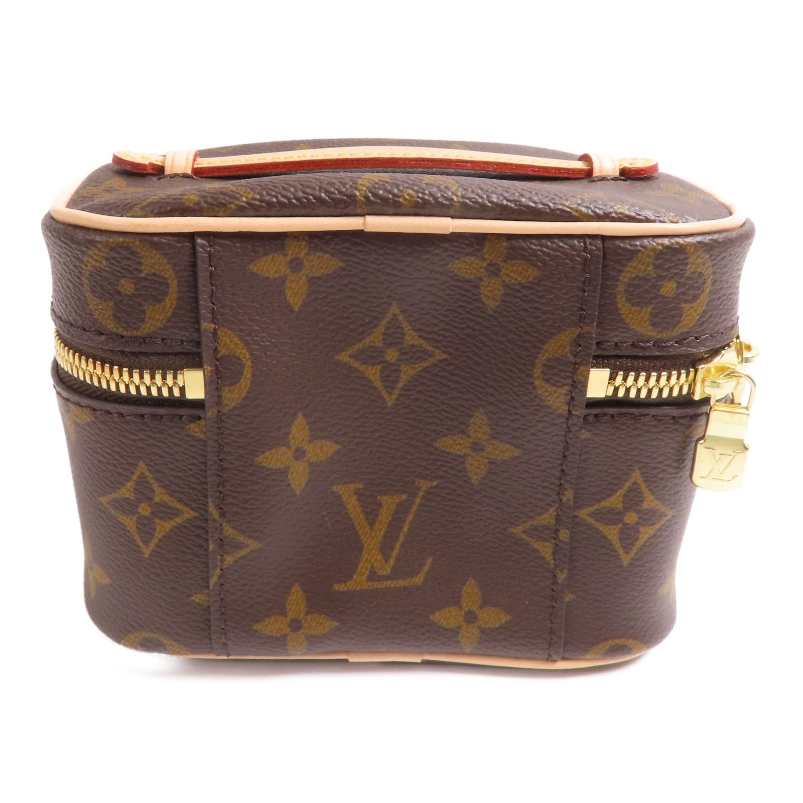 LOUIS VUITTON Monogram Nice Nano金扣化妝袋