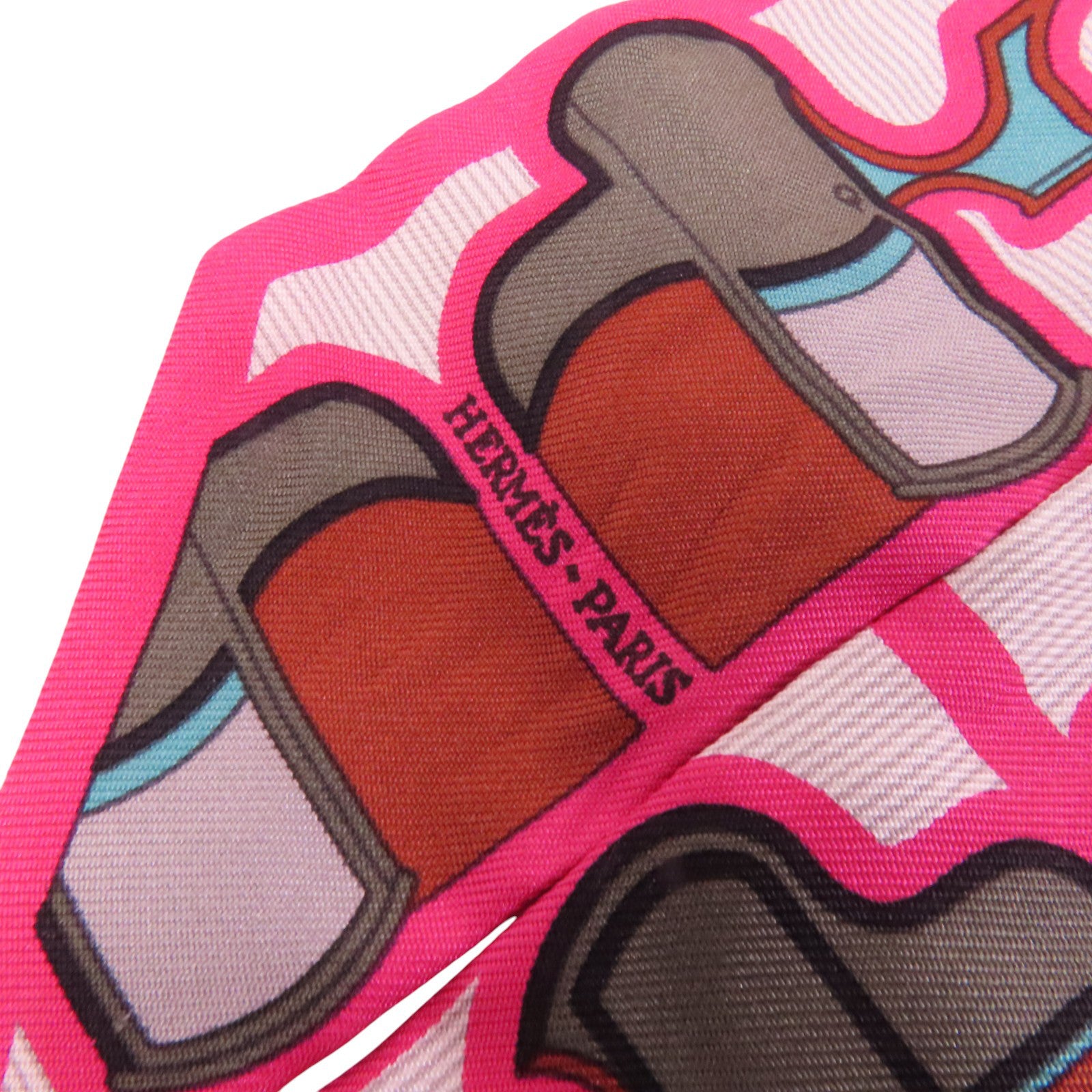 HERMES 絲質Twilly Scarf絲巾