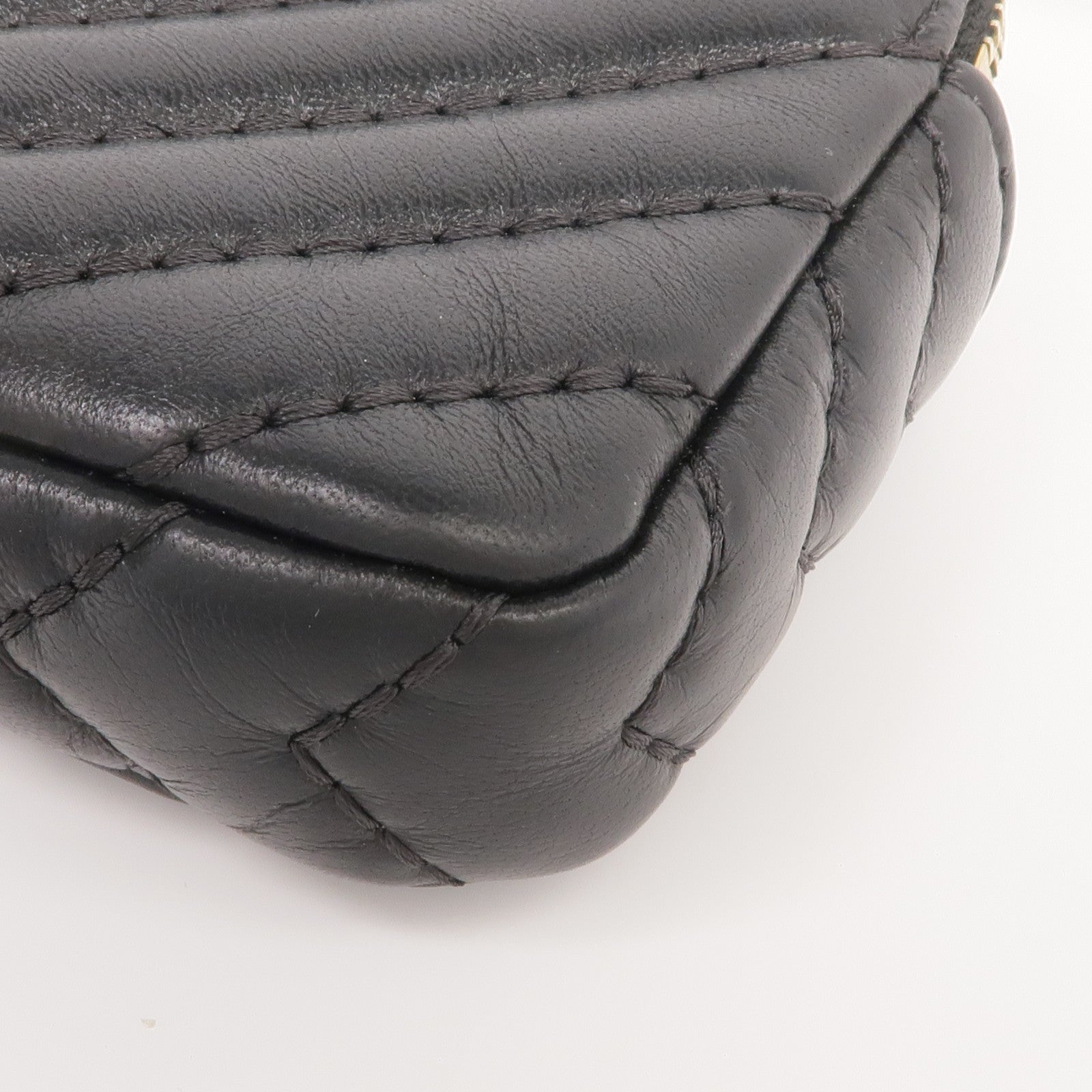 CHANEL 羊皮皮革WOC Wallet On Chain金扣鏈帶肩背袋