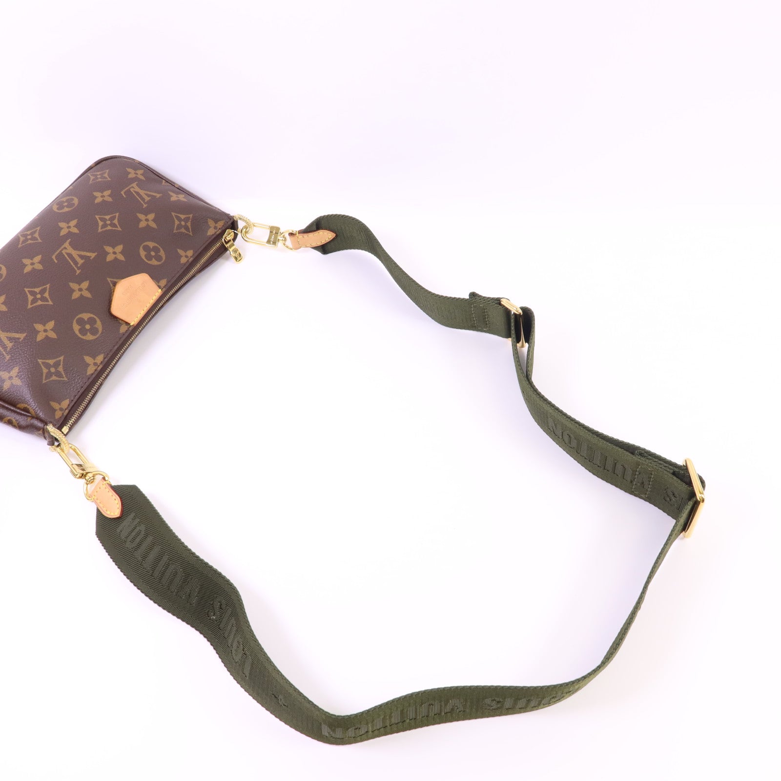 LOUIS VUITTON Monogram Multi Pochette Accessoires金扣肩背袋
