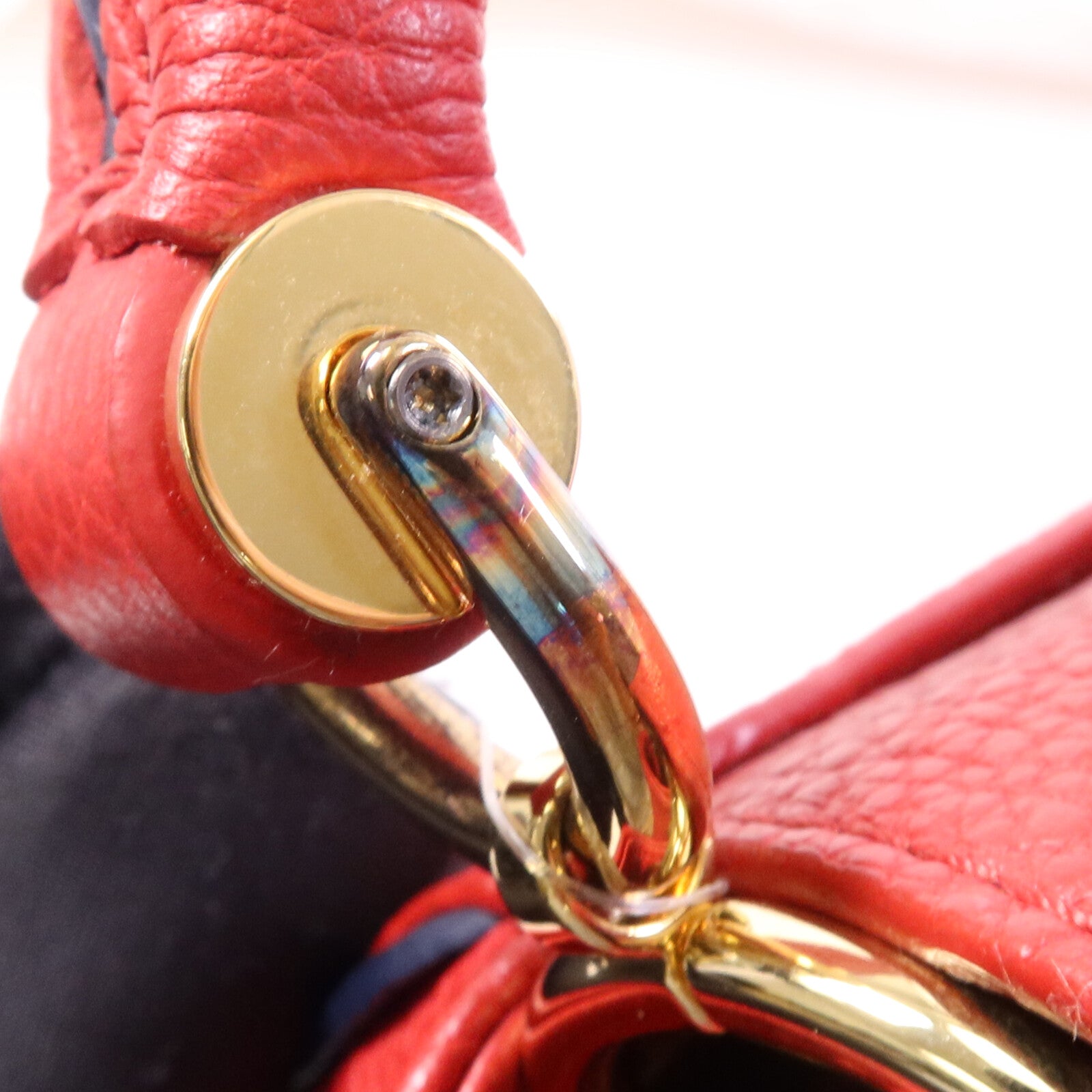 LOUIS VUITTON Monogram Double V金扣手挽肩背兩用袋