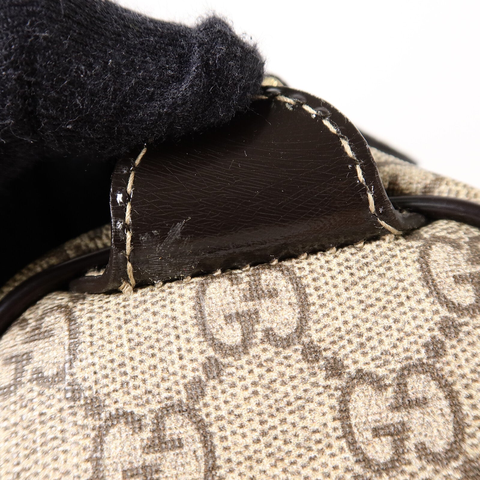 GUCCI 塗層帆布Heart Tattoo Boston Bag Small手挽袋