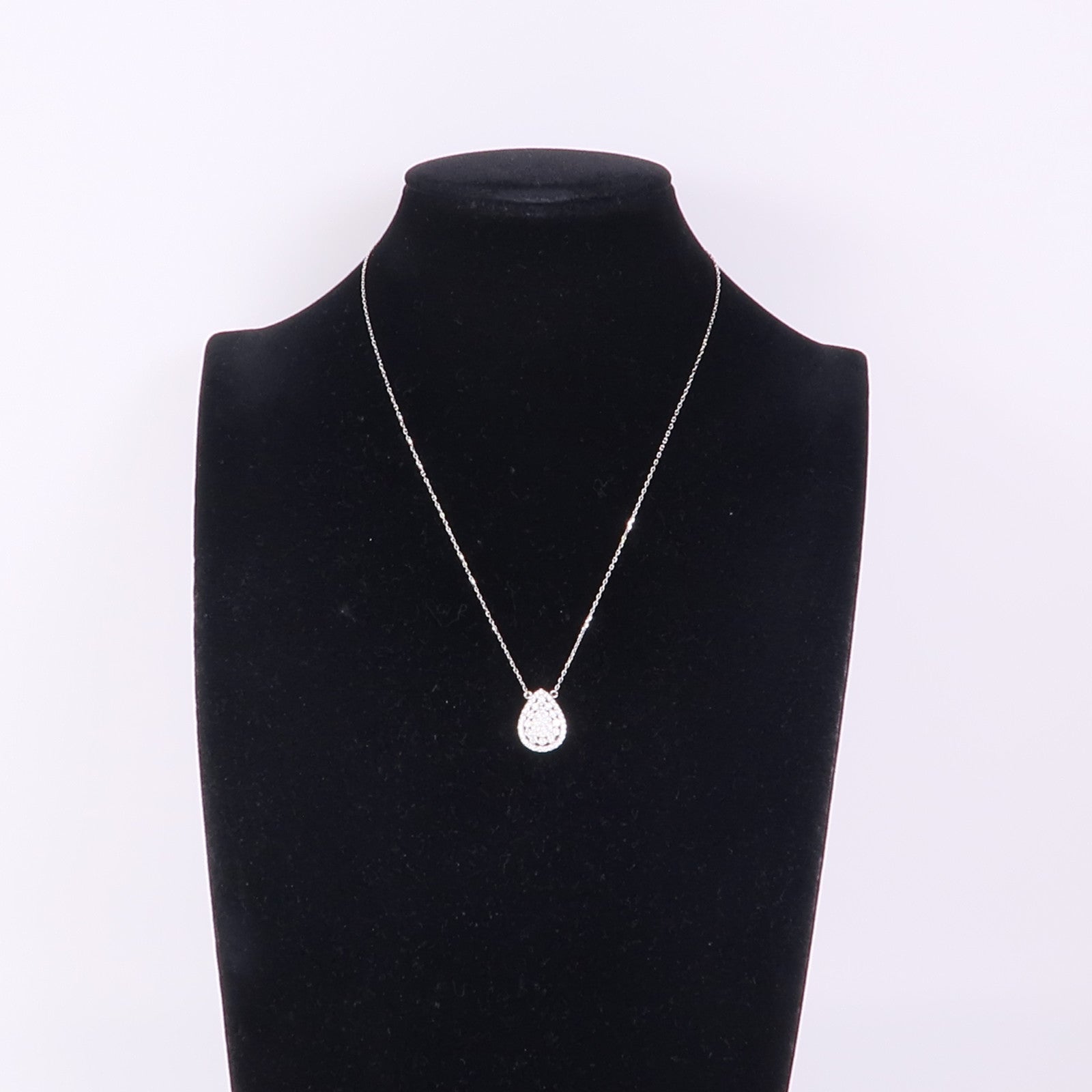 JEWELRY Diamond Necklace 18K White Gold