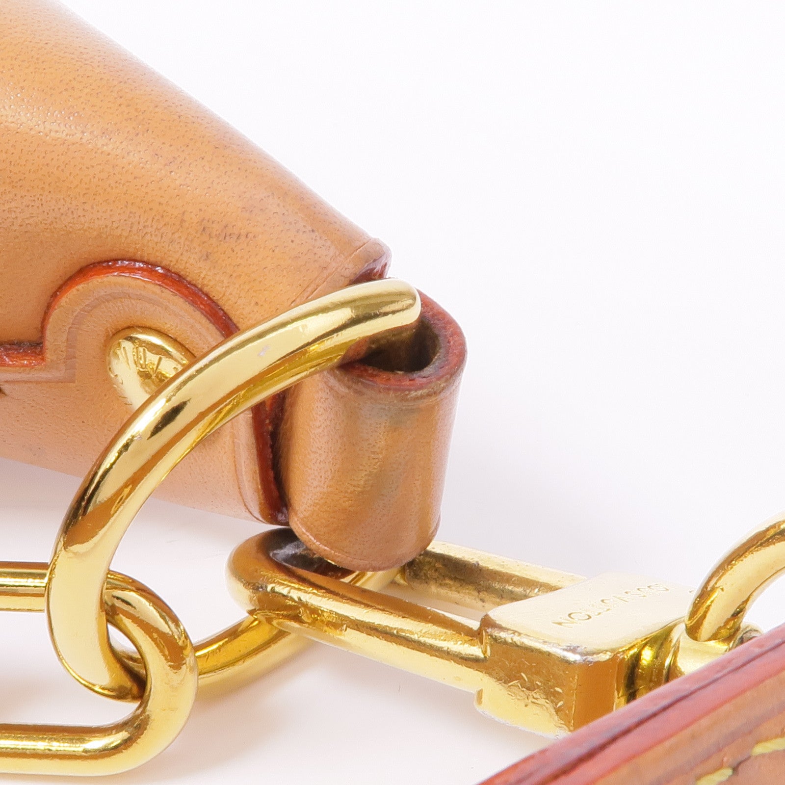 LOUIS VUITTON Monogram Loop金扣肩背袋棕色