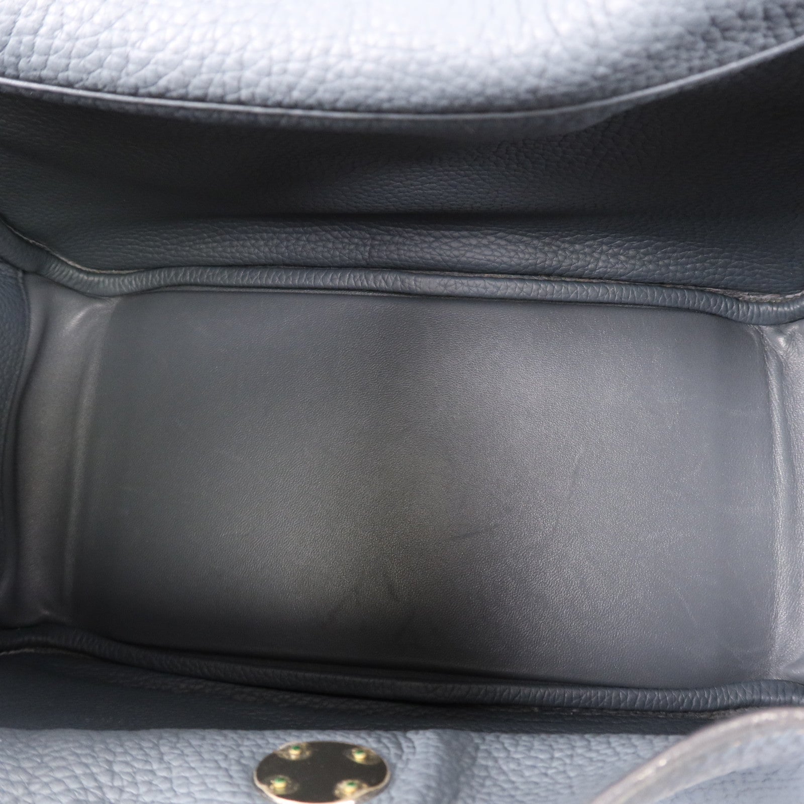 HERMES Clemence皮革Lindy 30銀扣手挽肩背兩用袋