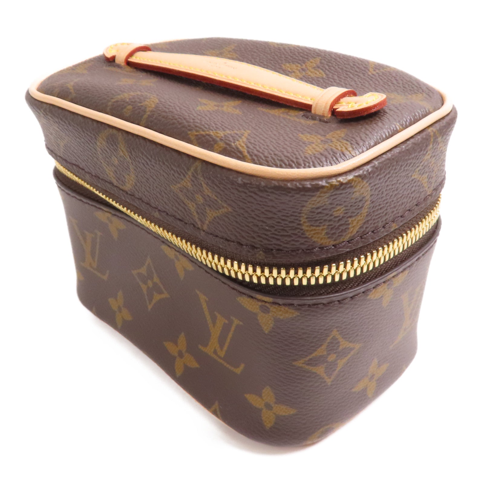 LOUIS VUITTON Monogram Nice Nano金扣化妝袋