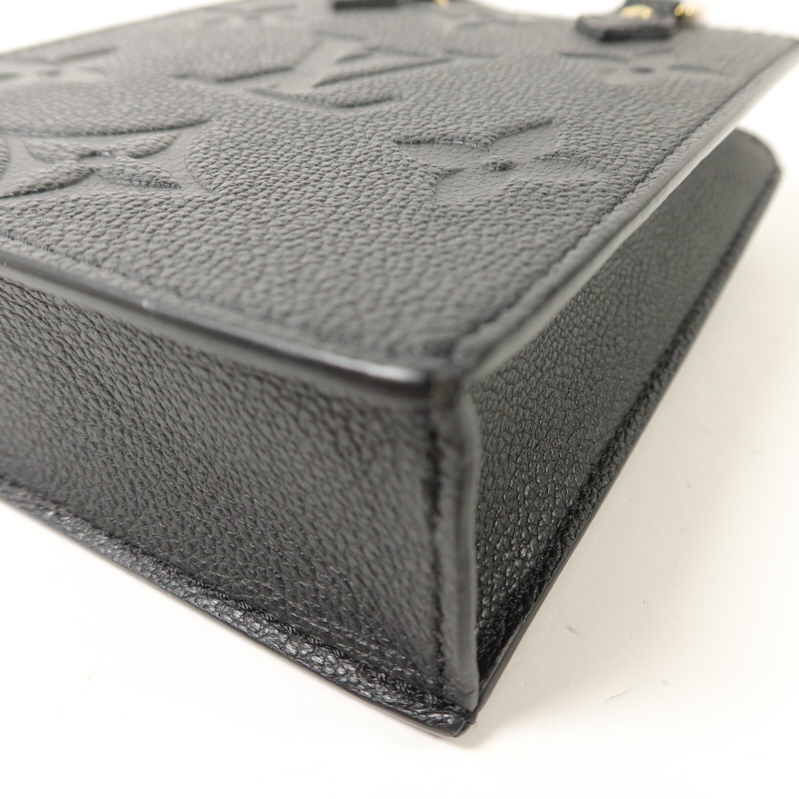 LOUIS VUITTON Monogram Empreinte Petit Sac Plat手挽肩背兩用袋