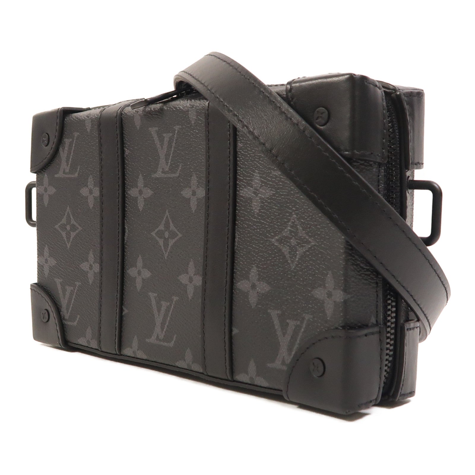 LOUIS VUITTON Monogram Eclipse Soft Trunk Wallet肩背袋
