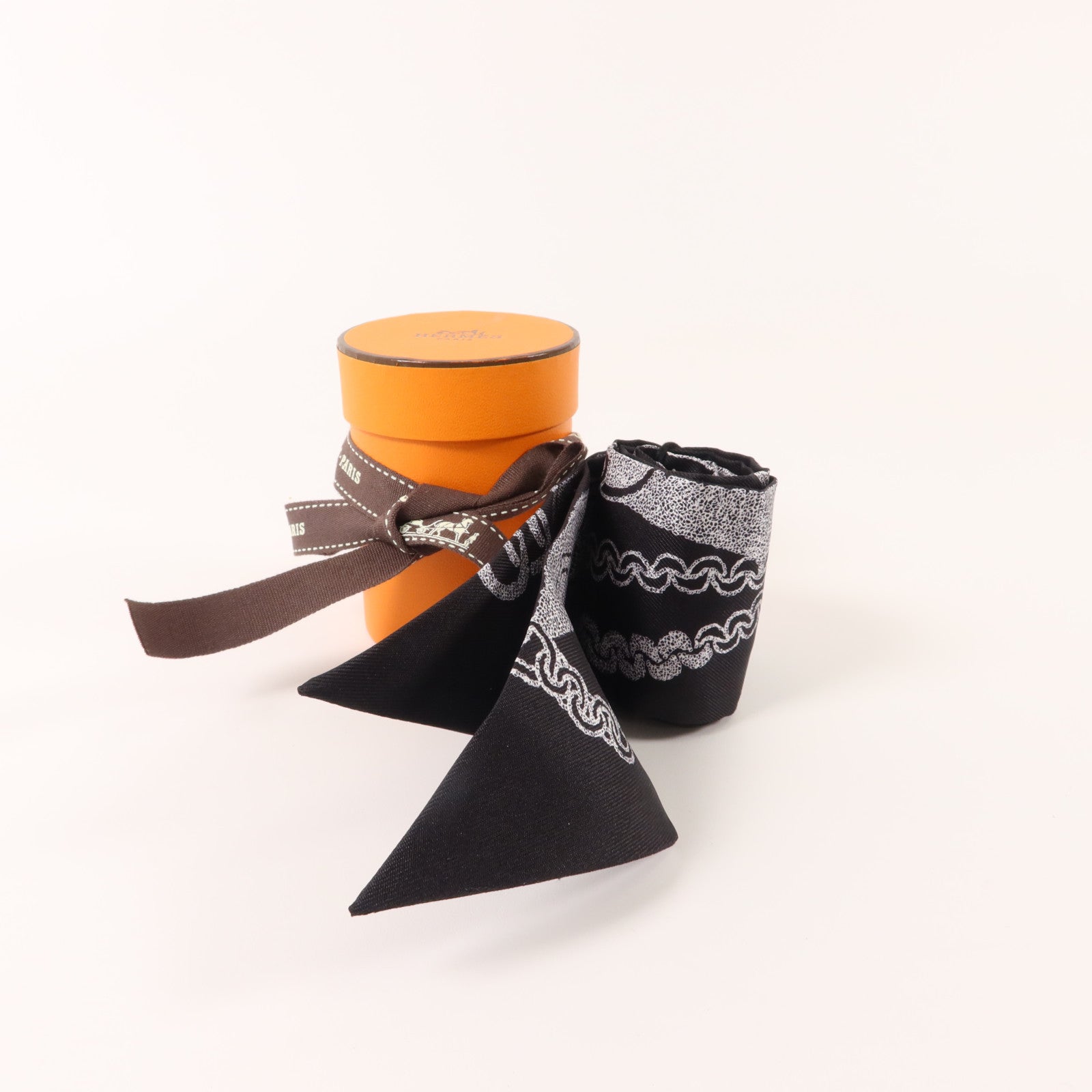 HERMES 絲質Twilly絲巾