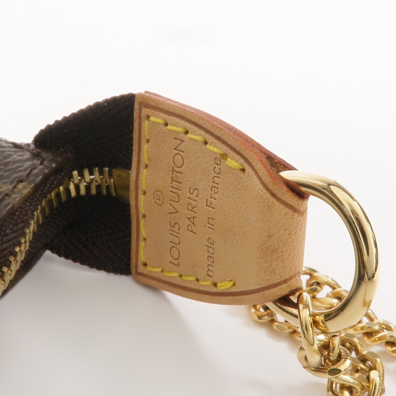 LOUIS VUITTON Monogram Mini Pochette Accessoires金扣手挽袋