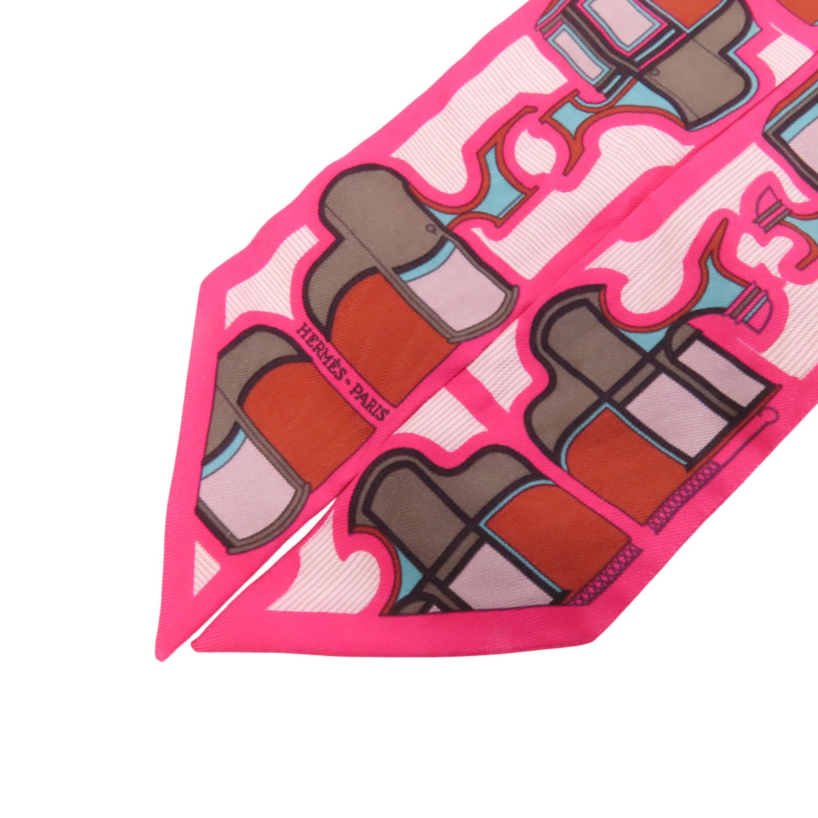 HERMES 絲質Twilly Scarf絲巾