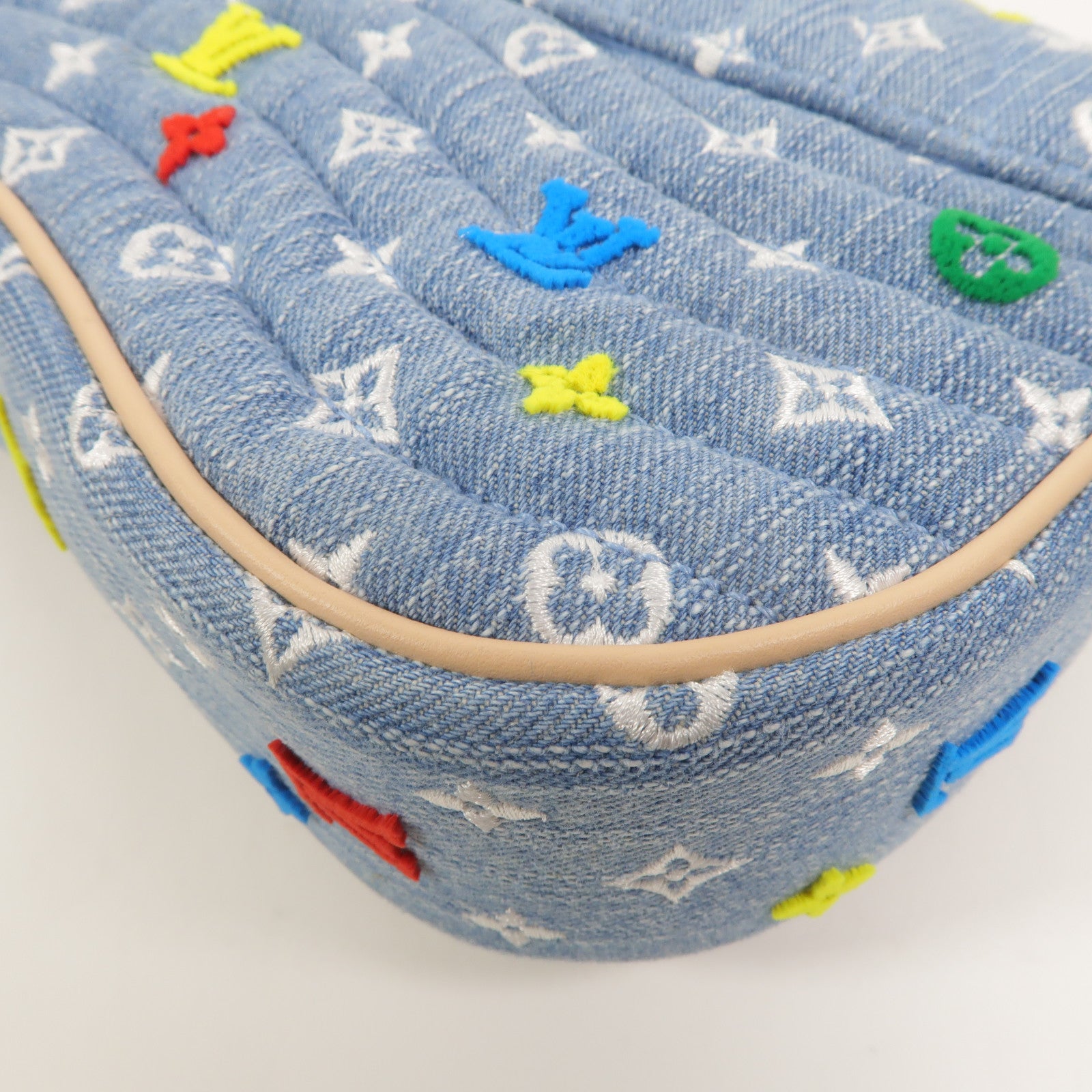 LOUIS VUITTON Monogram Denim New Wave手挽肩背兩用袋