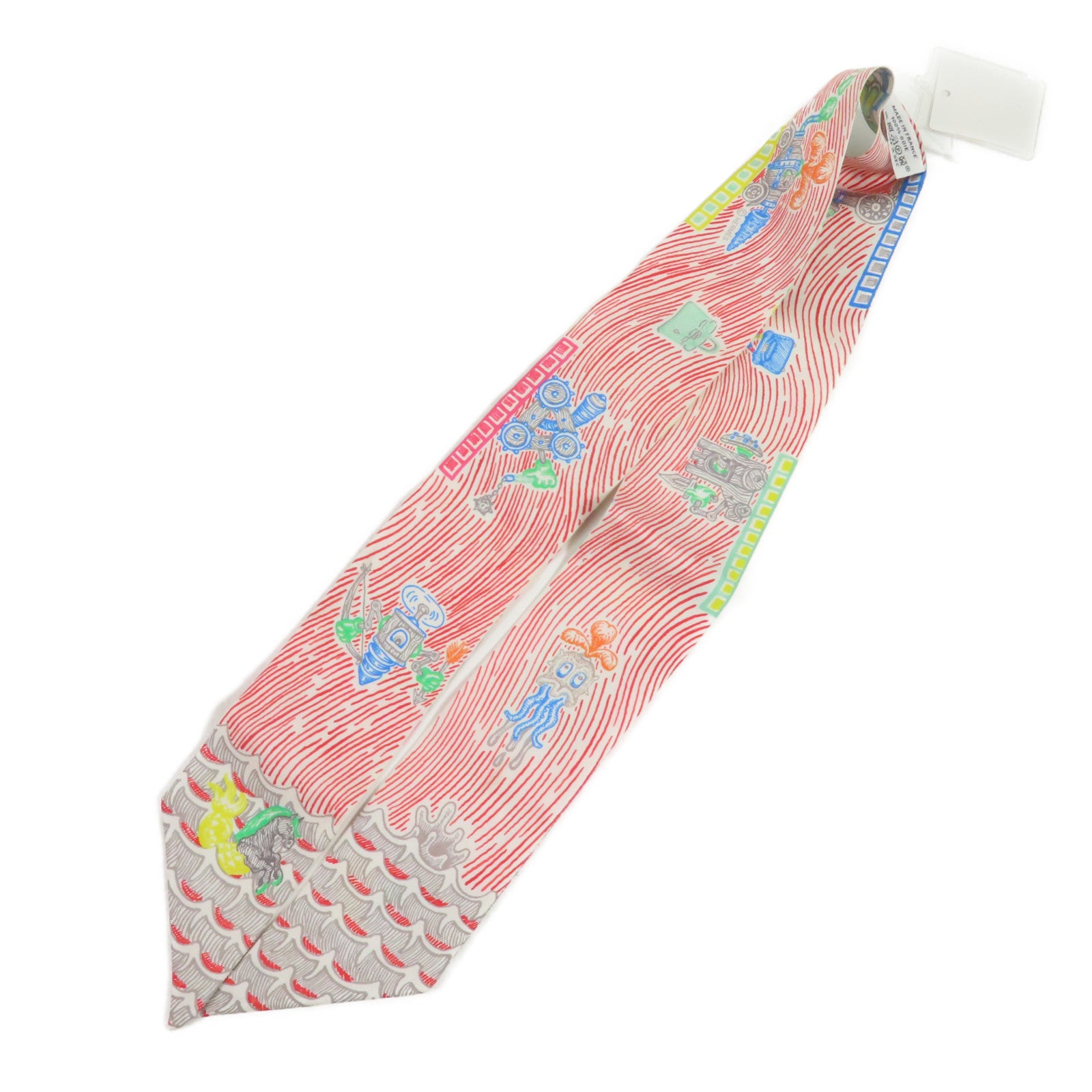 HERMES 絲質Twilly絲巾