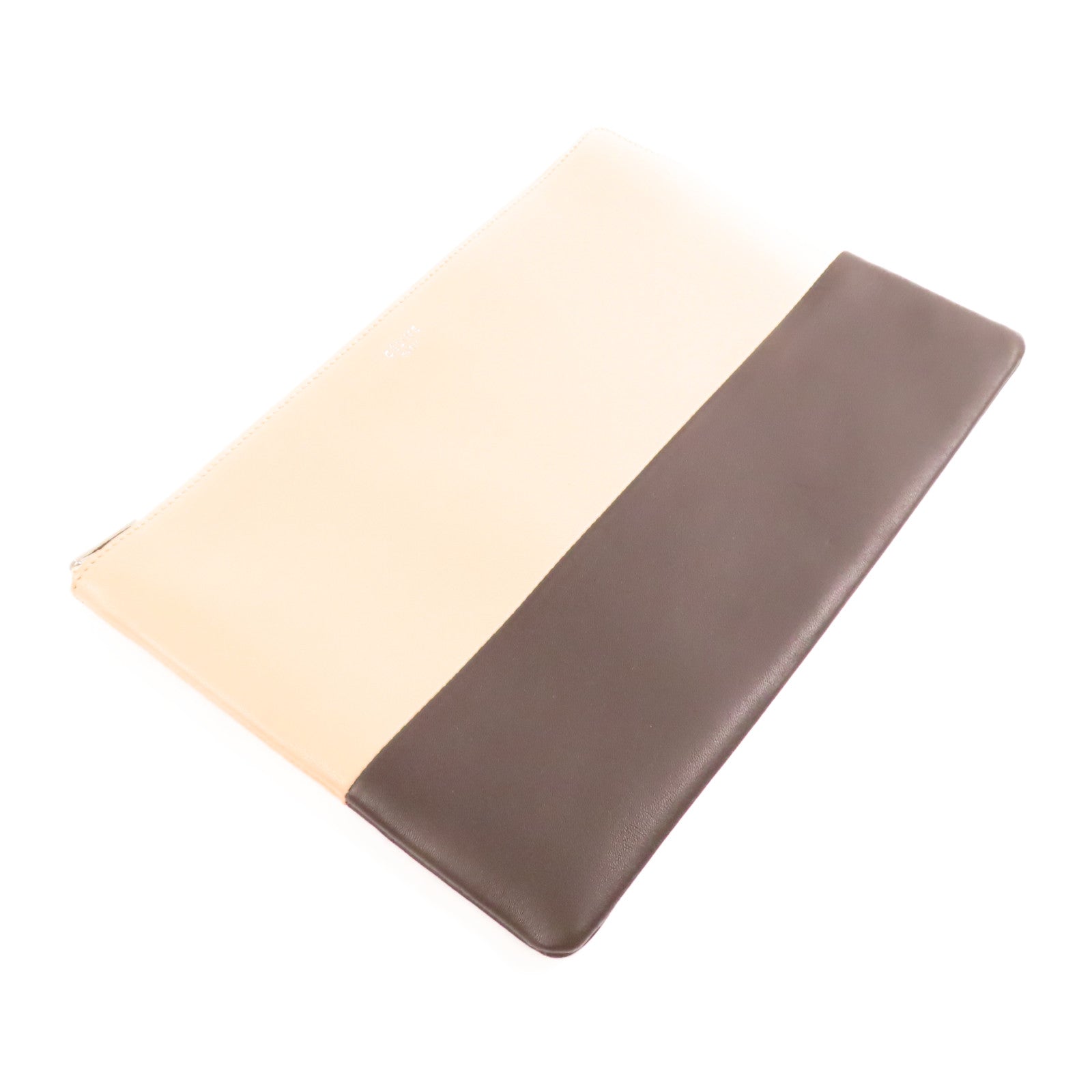 CELINE 【激減優惠】牛皮皮革Bi-Color Pouch手拿包