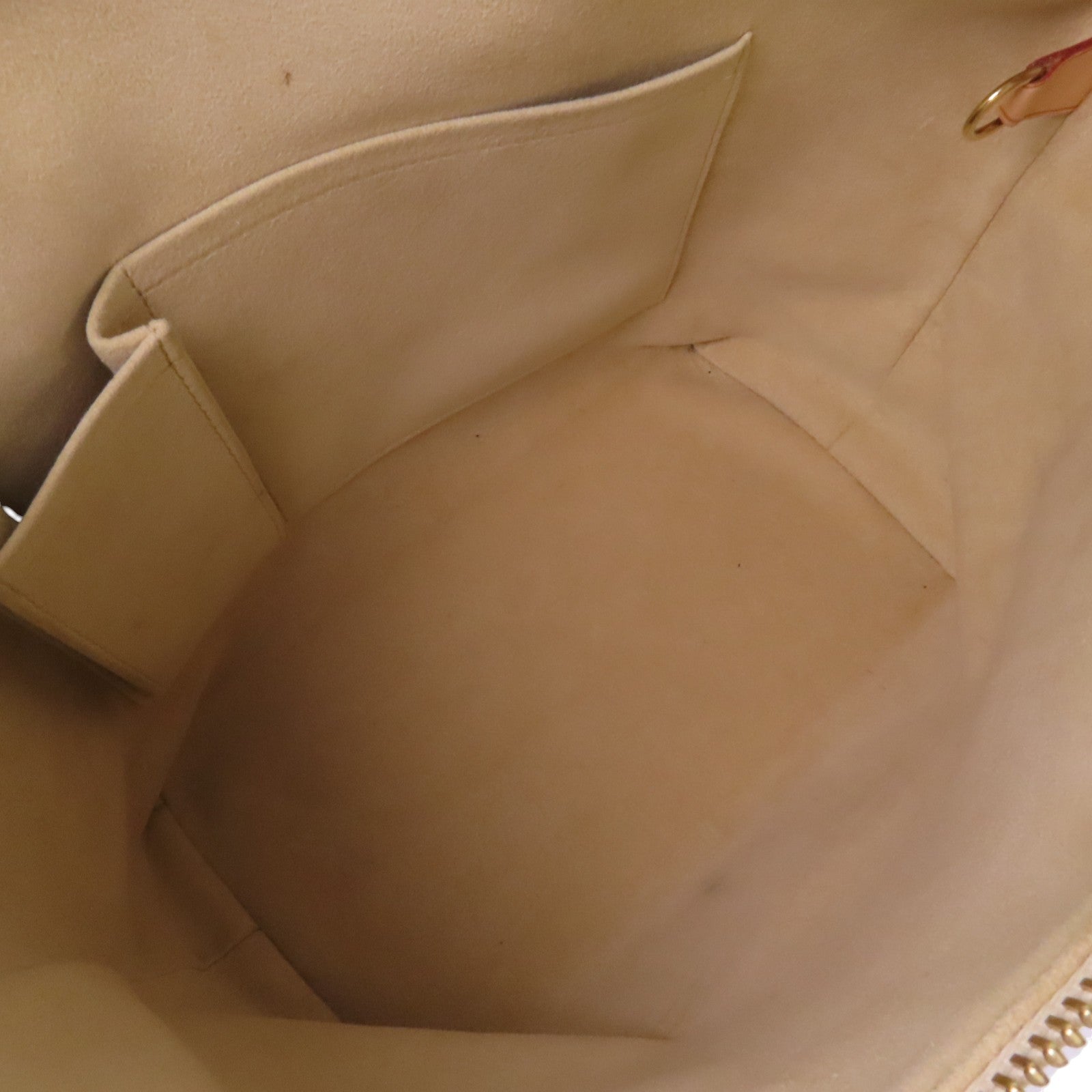 LOUIS VUITTON Damier Azur Saleya PM金扣手挽袋