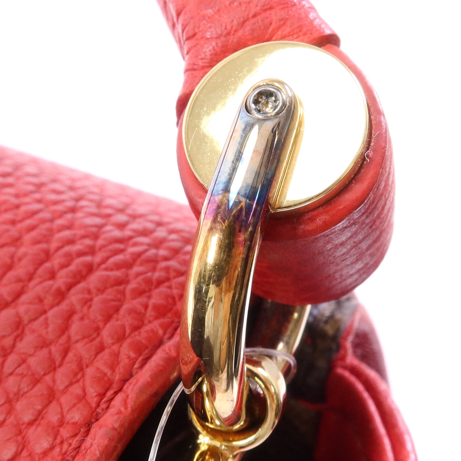 LOUIS VUITTON Monogram Double V金扣手挽肩背兩用袋