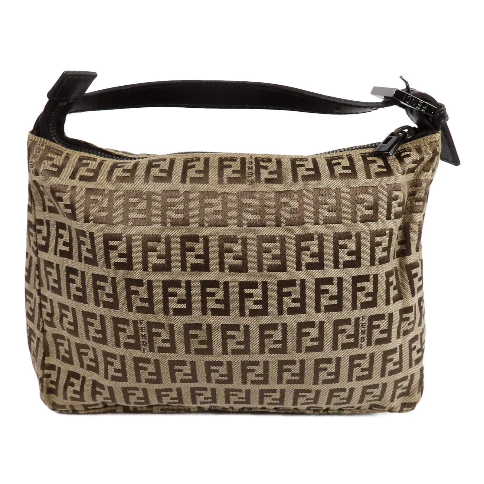 FENDI 帆布Vintage Zucchion肩背袋