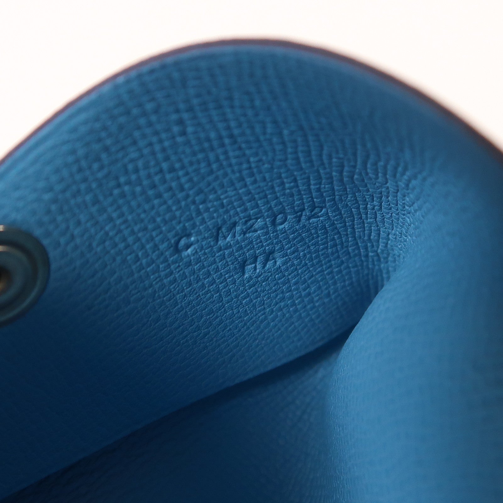 HERMES Epsom皮革Calvi Card Holder銀扣卡片套