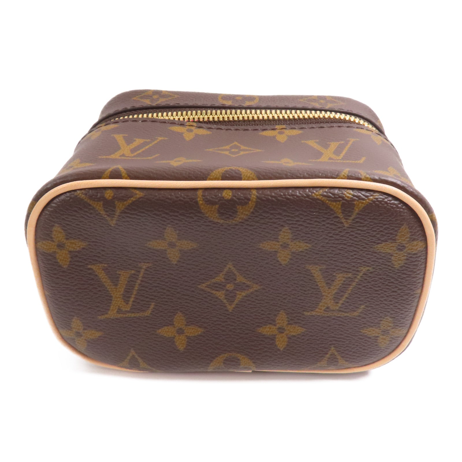 LOUIS VUITTON Monogram Nice Nano金扣化妝袋