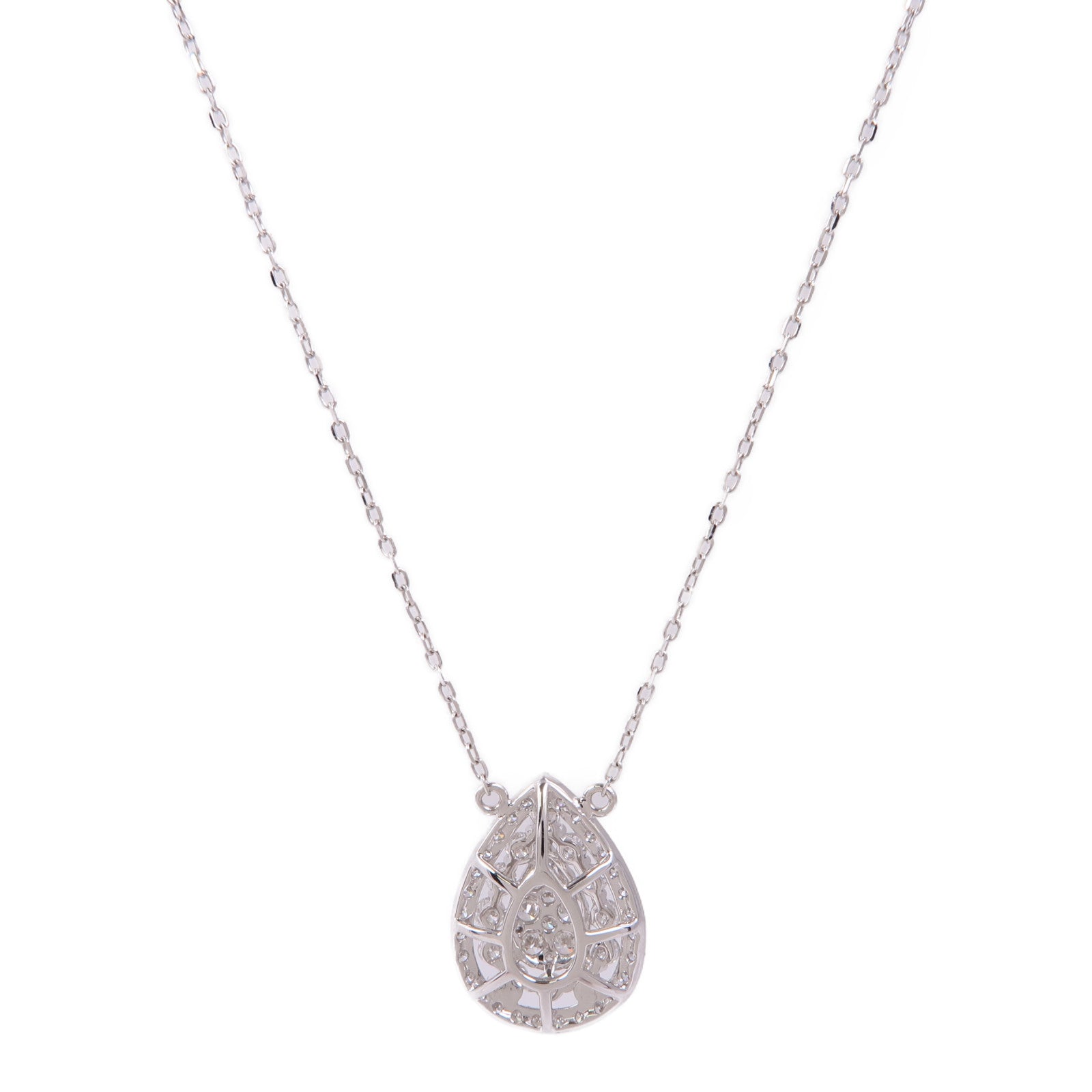 JEWELRY Diamond Necklace 18K White Gold