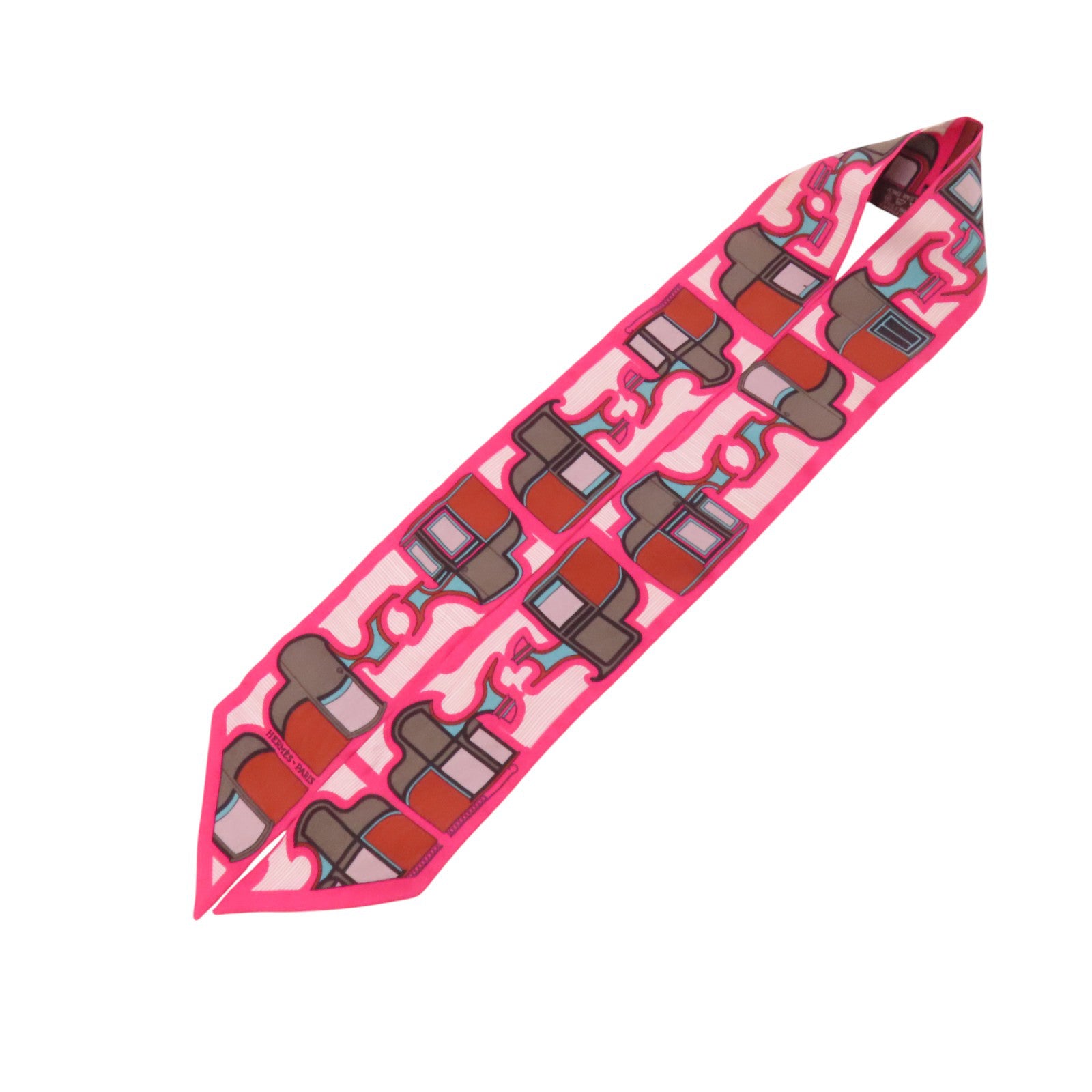 HERMES 絲質Twilly Scarf絲巾