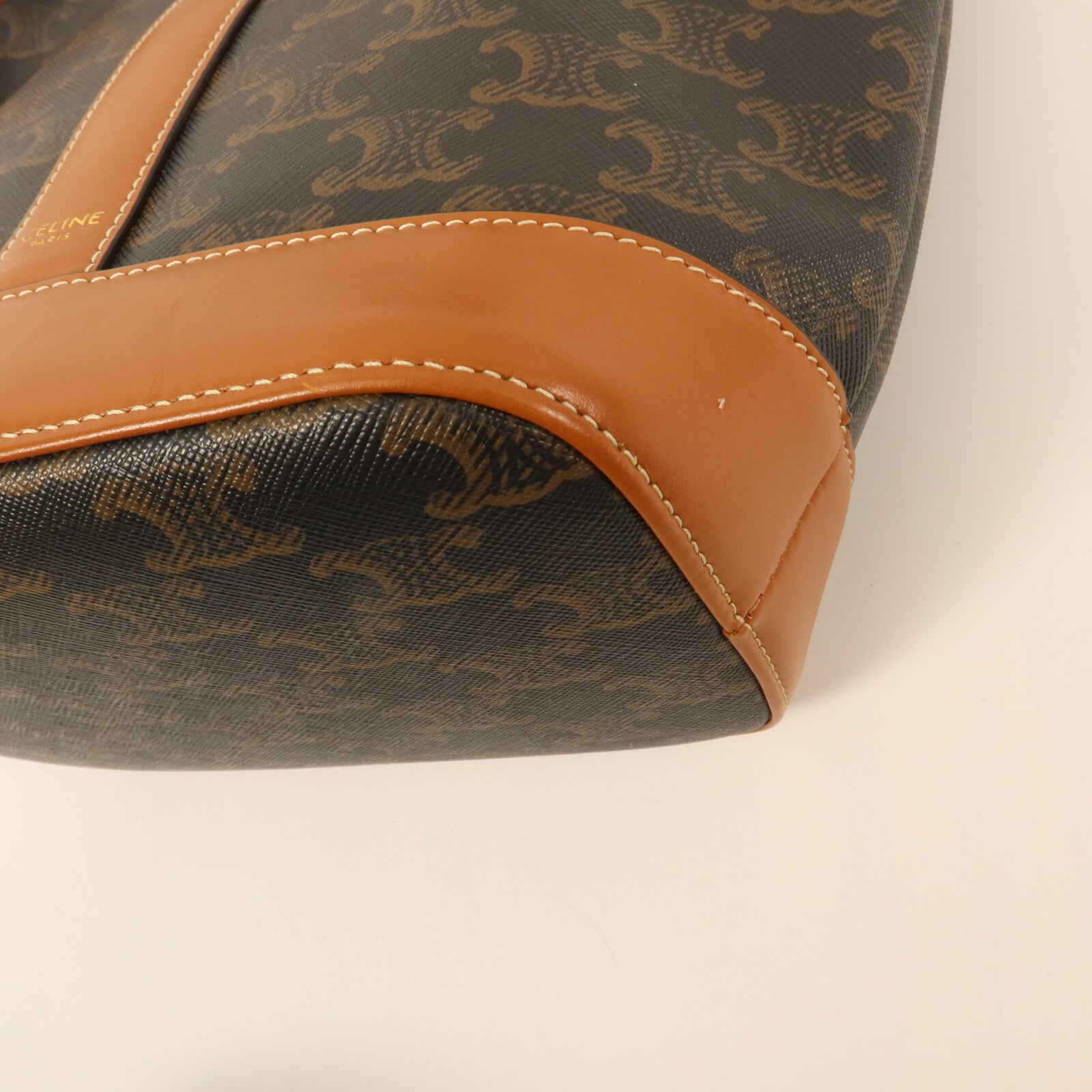 CELINE 塗層帆布Bucket Small肩背袋
