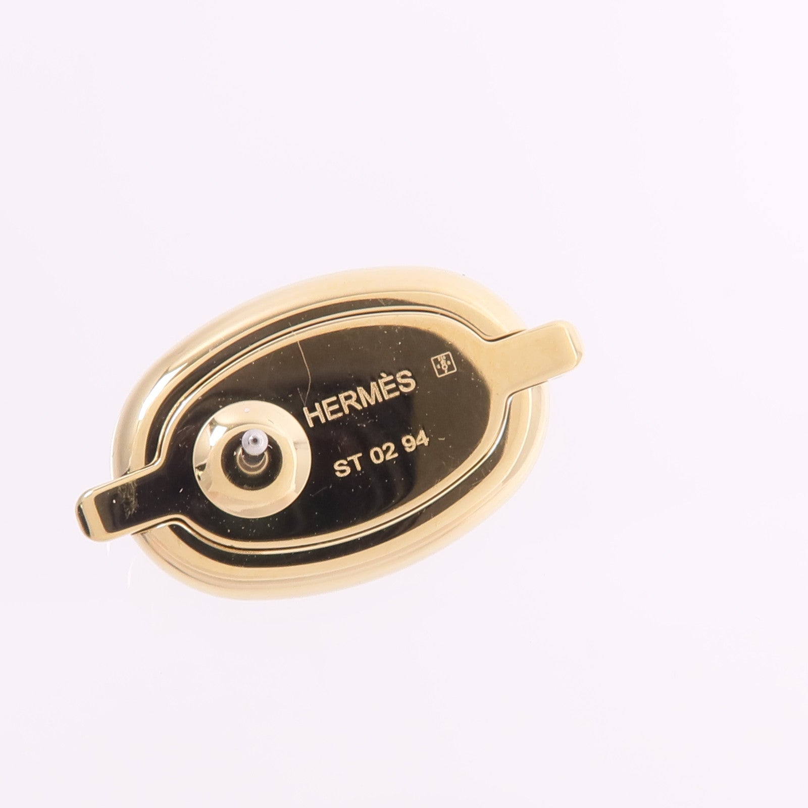 HERMES 【激減優惠】金屬Mini Maillon Earrings耳環