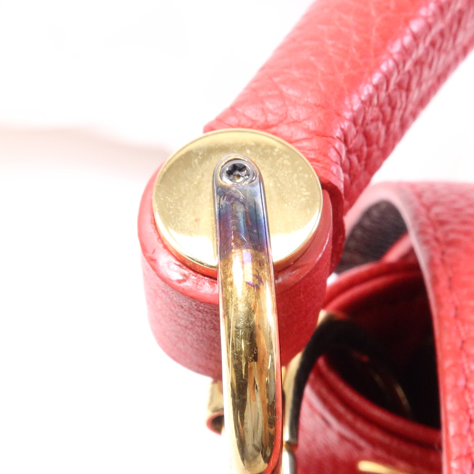LOUIS VUITTON Monogram Double V金扣手挽肩背兩用袋
