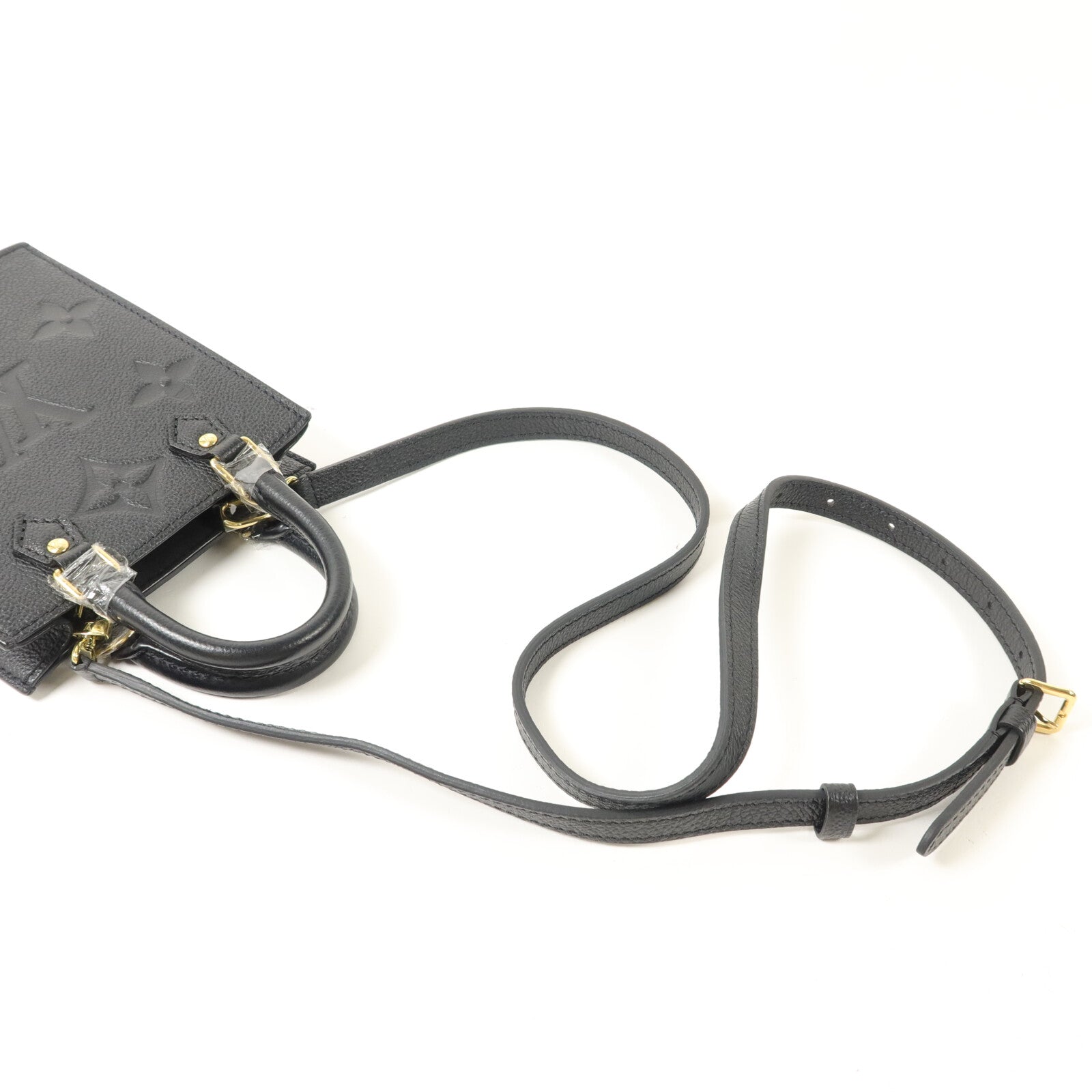 LOUIS VUITTON Monogram Empreinte Petit Sac Plat手挽肩背兩用袋