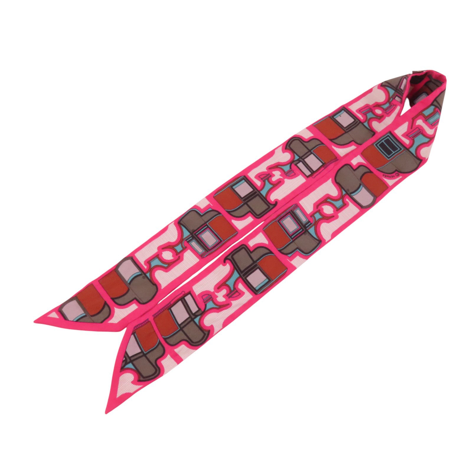 HERMES 絲質Twilly Scarf絲巾