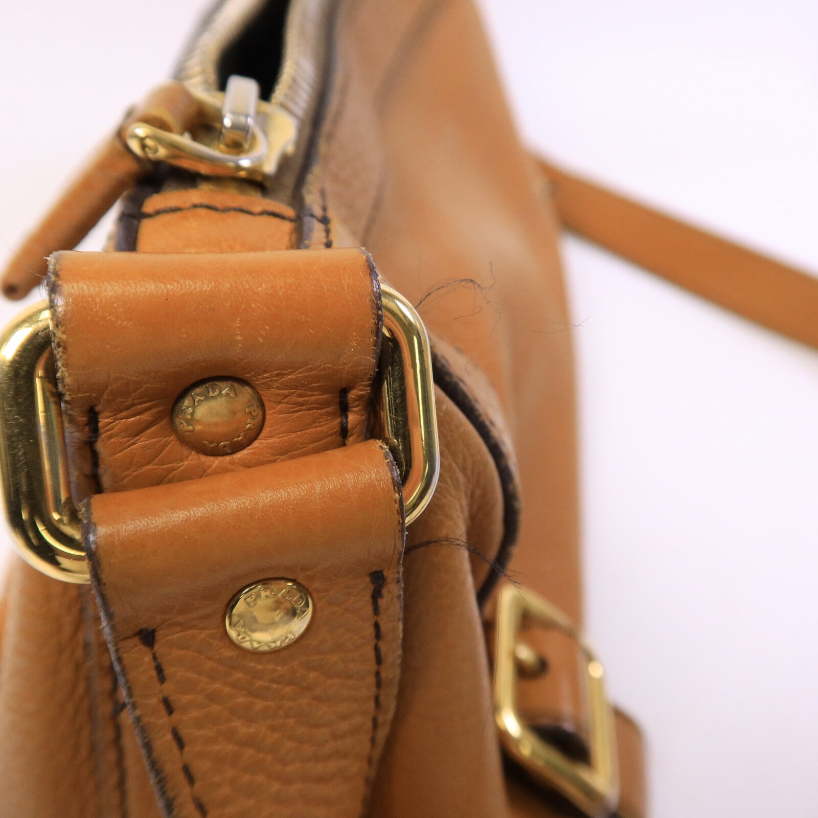 PRADA 牛皮皮革Shoulder Bag肩背袋