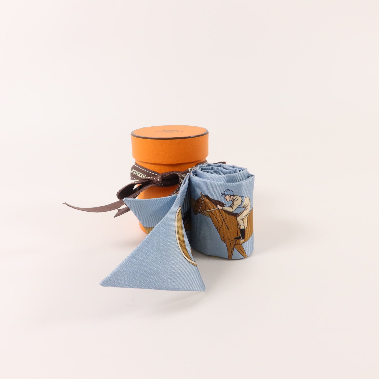 HERMES 絲質Twilly絲巾
