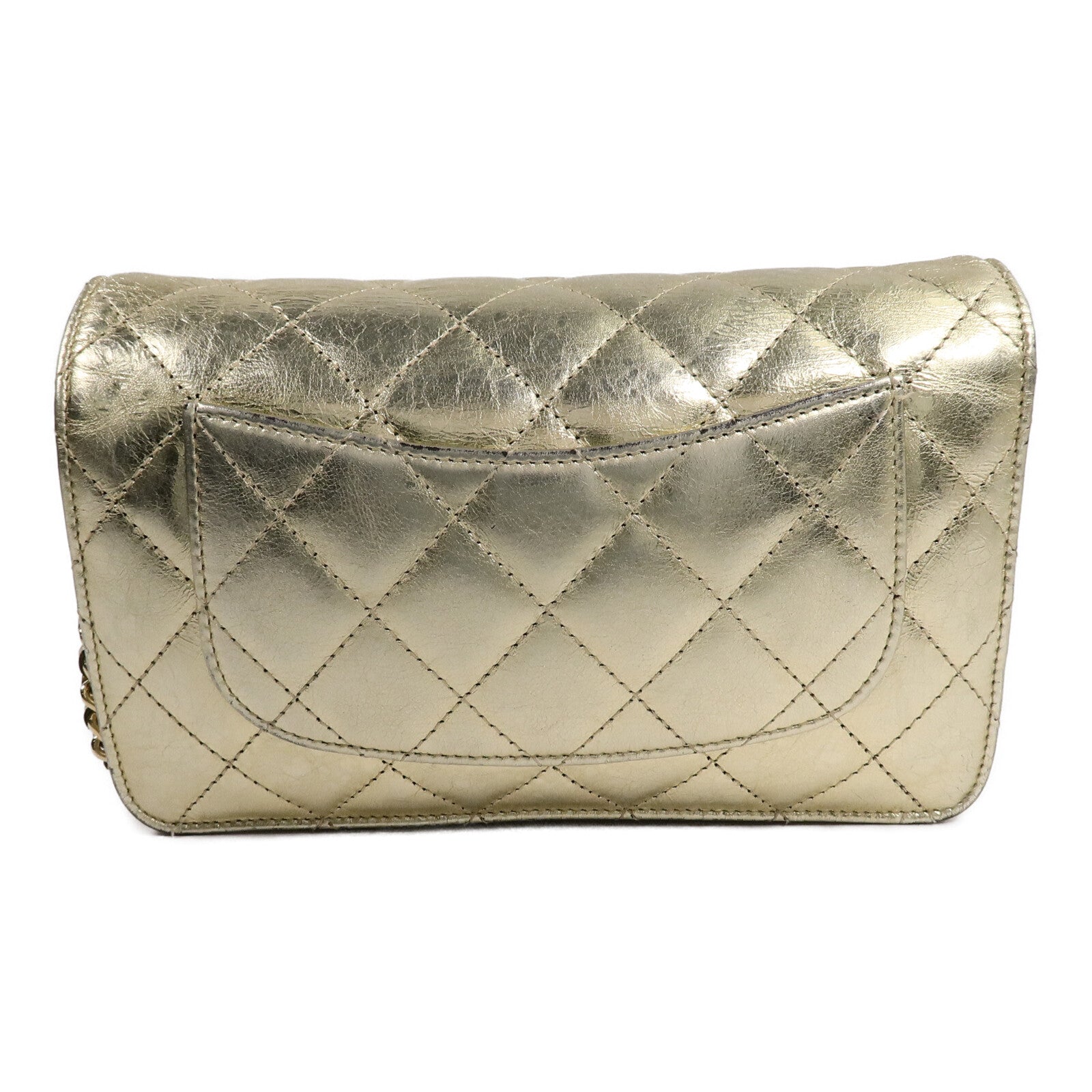 CHANEL 羊皮皮革2.55 Wallet On Chain鏈帶肩背袋