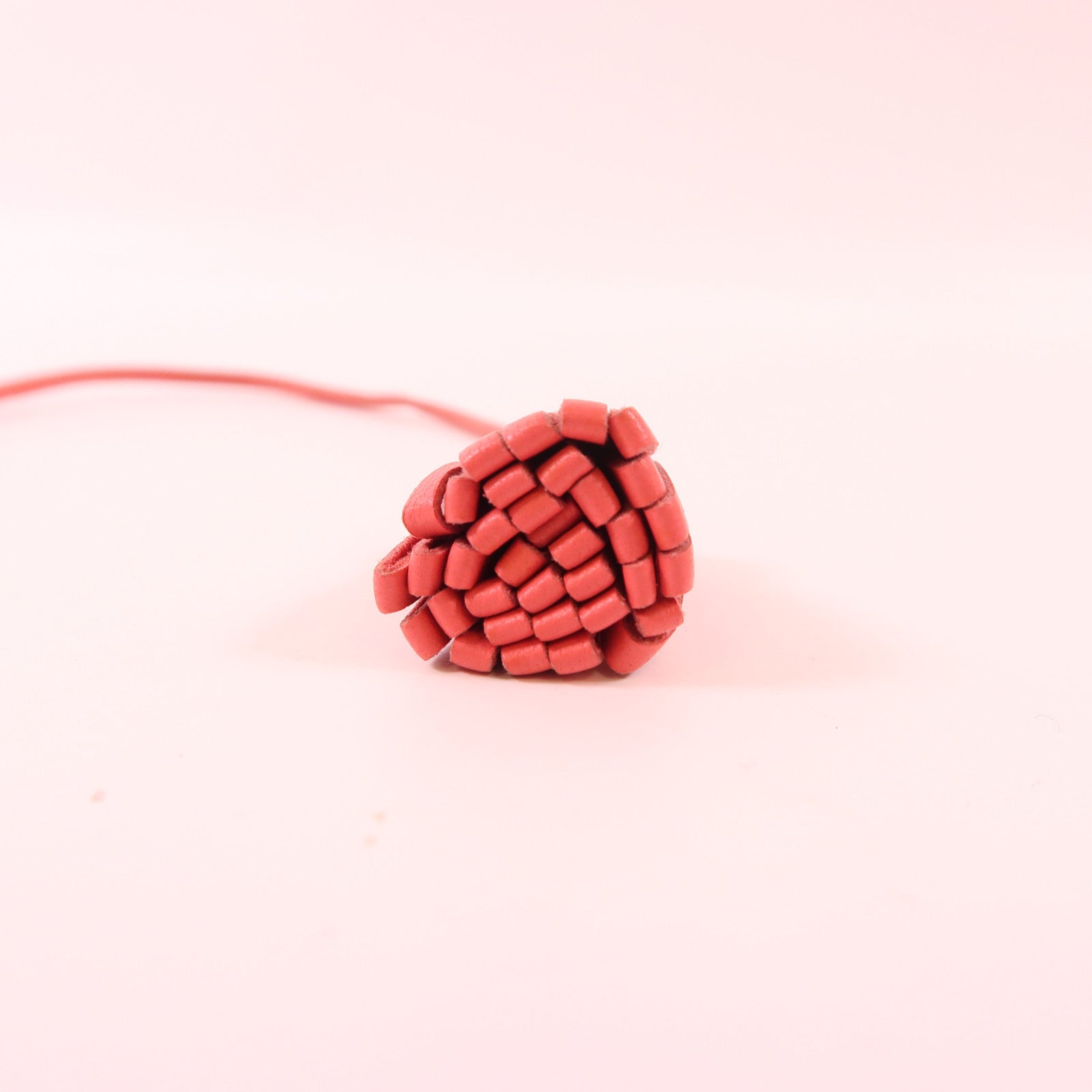 HERMES 【激減優惠】Swift皮革Carmencita Charm銀扣掛飾Pink