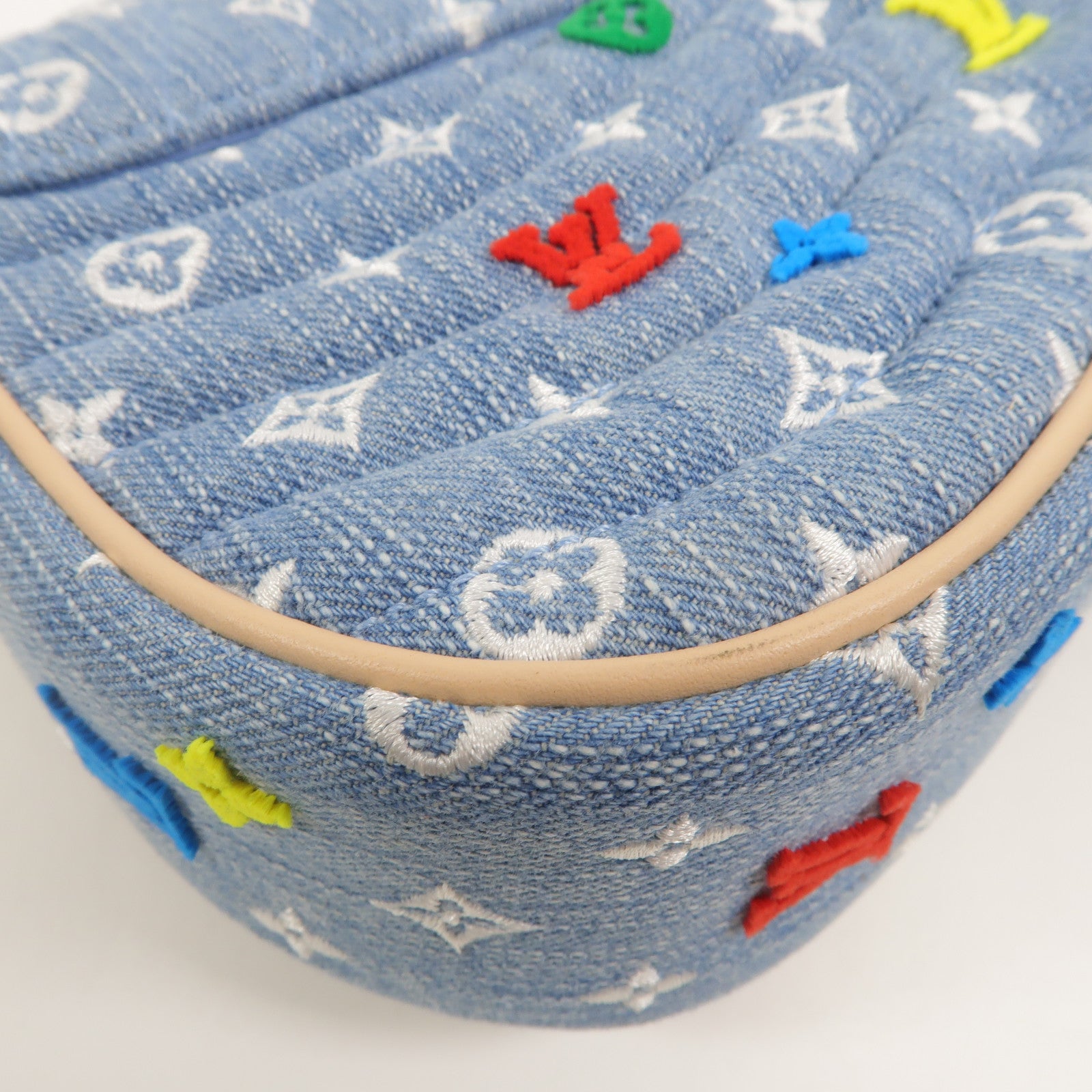 LOUIS VUITTON Monogram Denim New Wave手挽肩背兩用袋