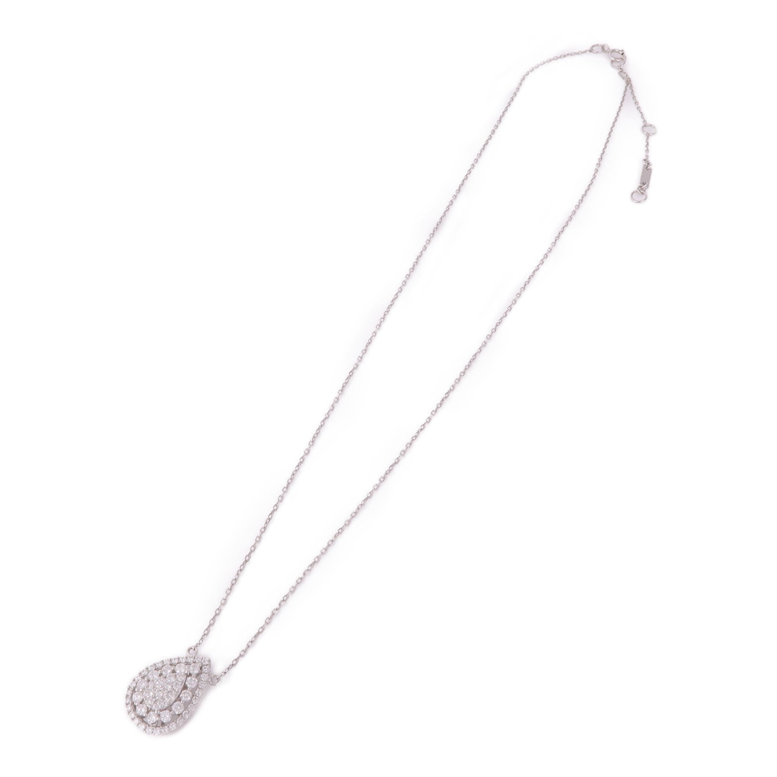 JEWELRY Diamond Necklace 18K White Gold