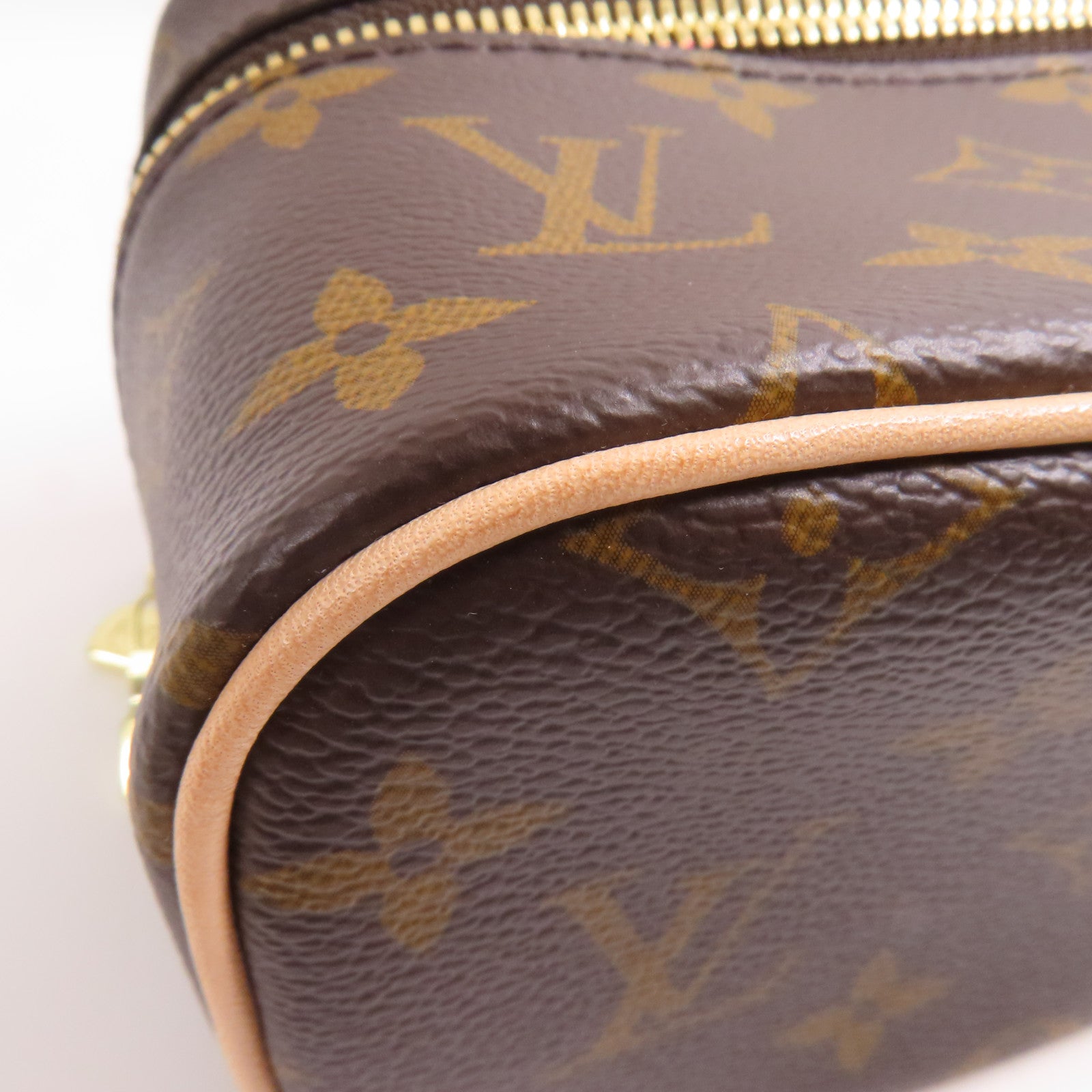 LOUIS VUITTON Monogram Nice Nano金扣化妝袋