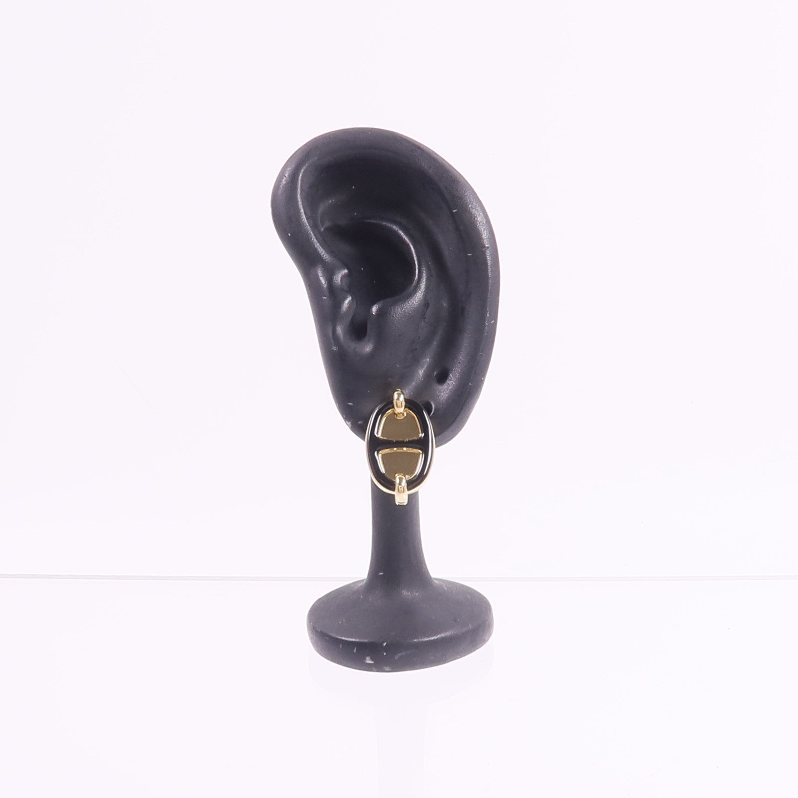 HERMES 【激減優惠】金屬Mini Maillon Earrings耳環