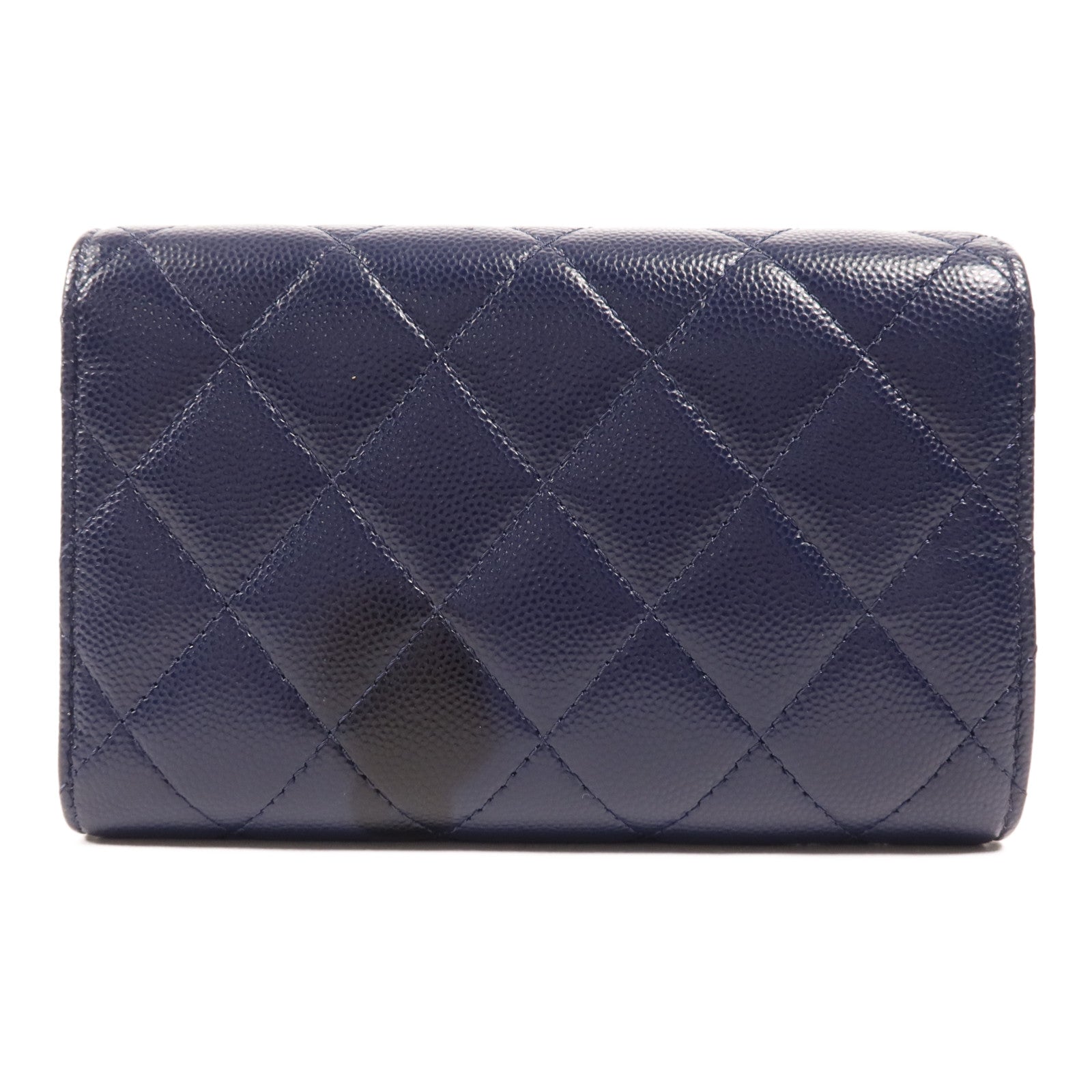CHANEL 【激減優惠】牛皮皮革Wallet金扣長錢包